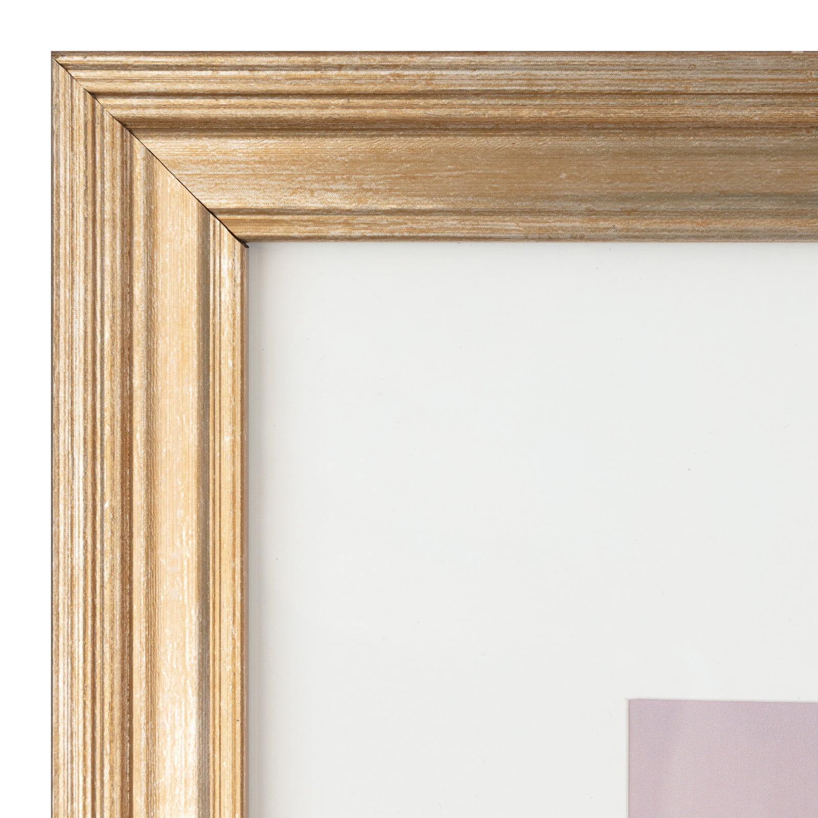 Aspect 8" x 10" Gold Narrow Frame with Mat by Studio Décor® - Image 2
