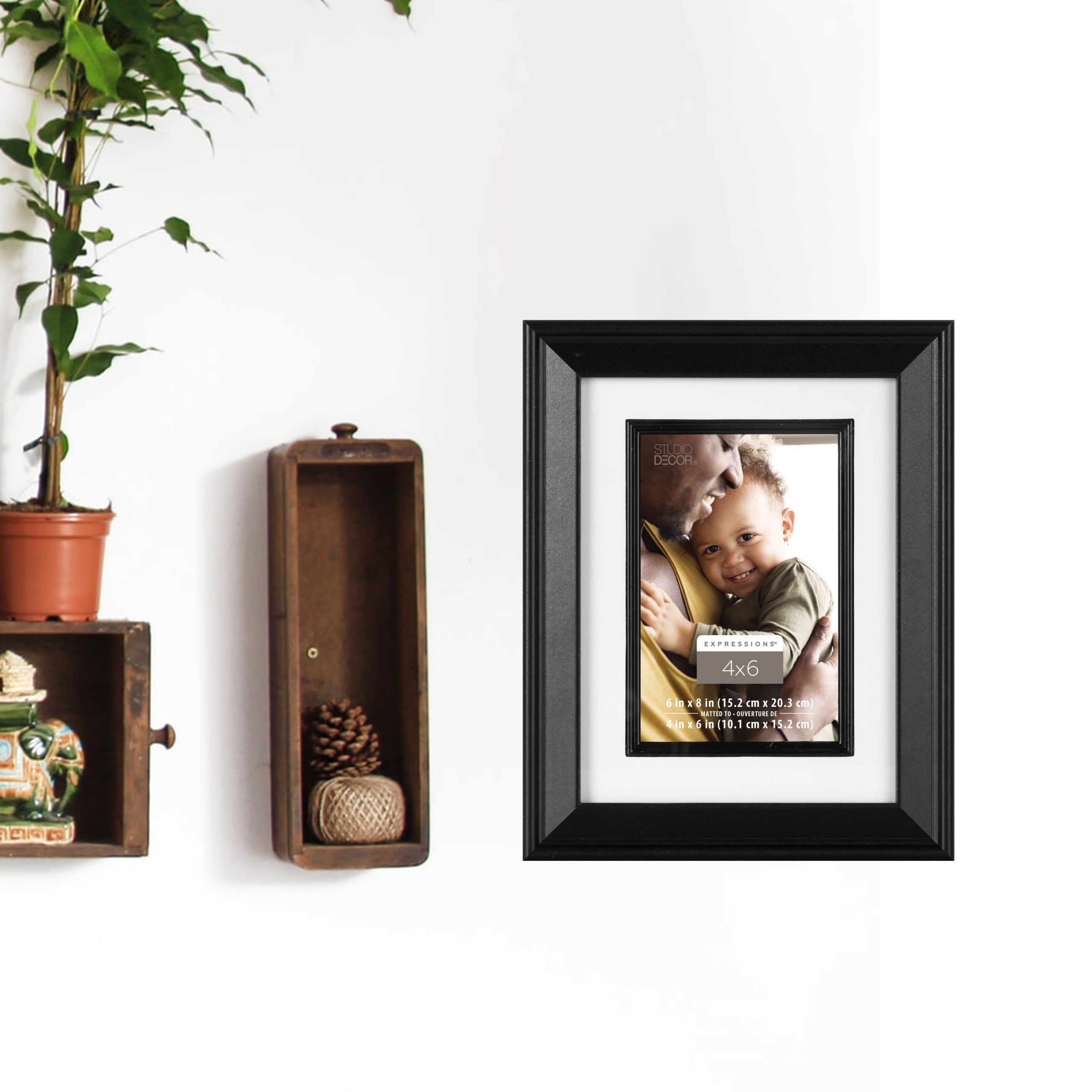 Expressions™ 4" x 6" Black Frame with Fillet by Studio Décor® - Image 3