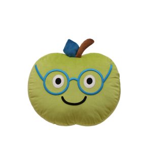 Class Rules! 13" x 14" Green Apple Pillow by B2C™