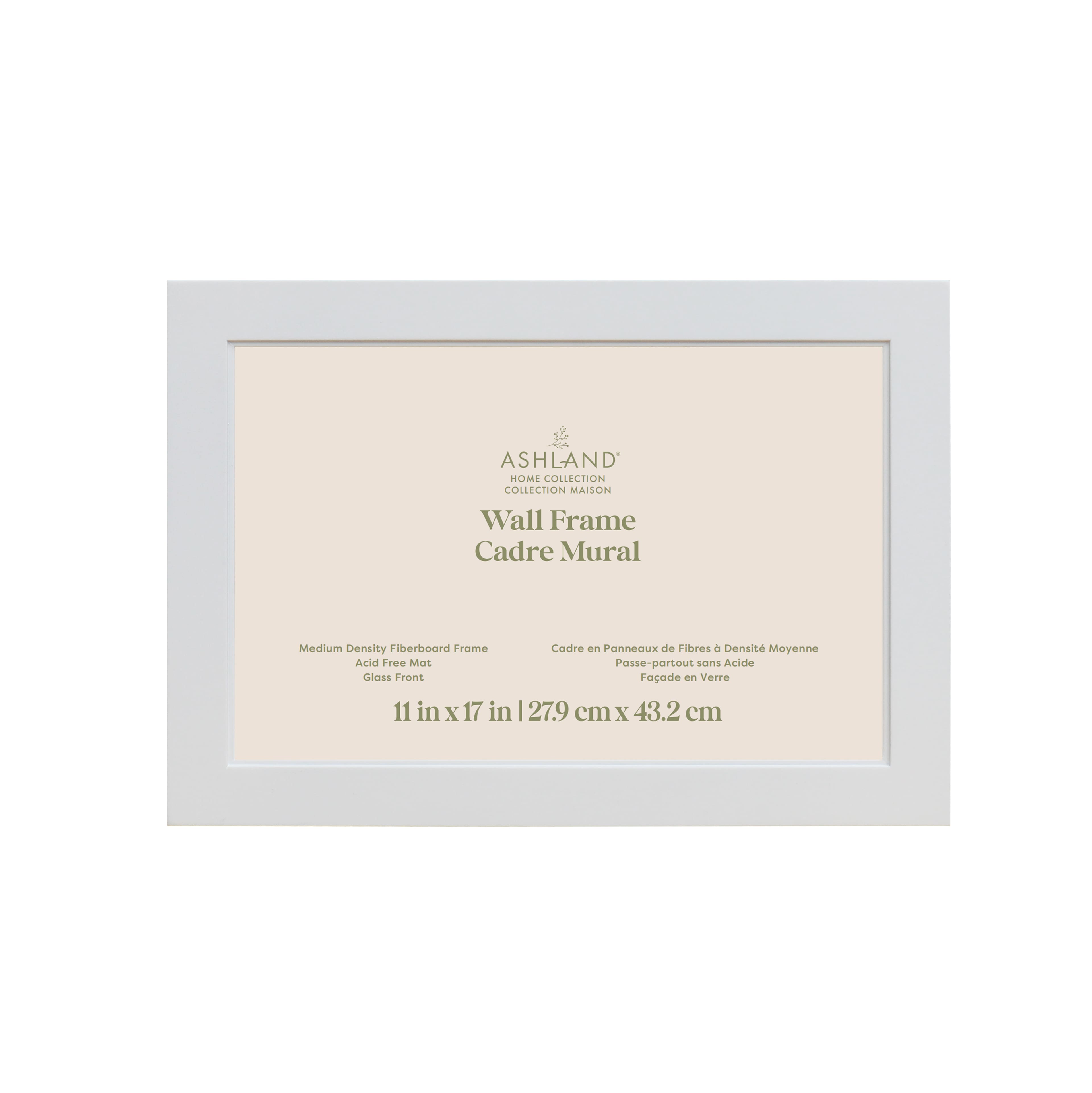 Home 11" x 17" White Wall Frame by Ashland®