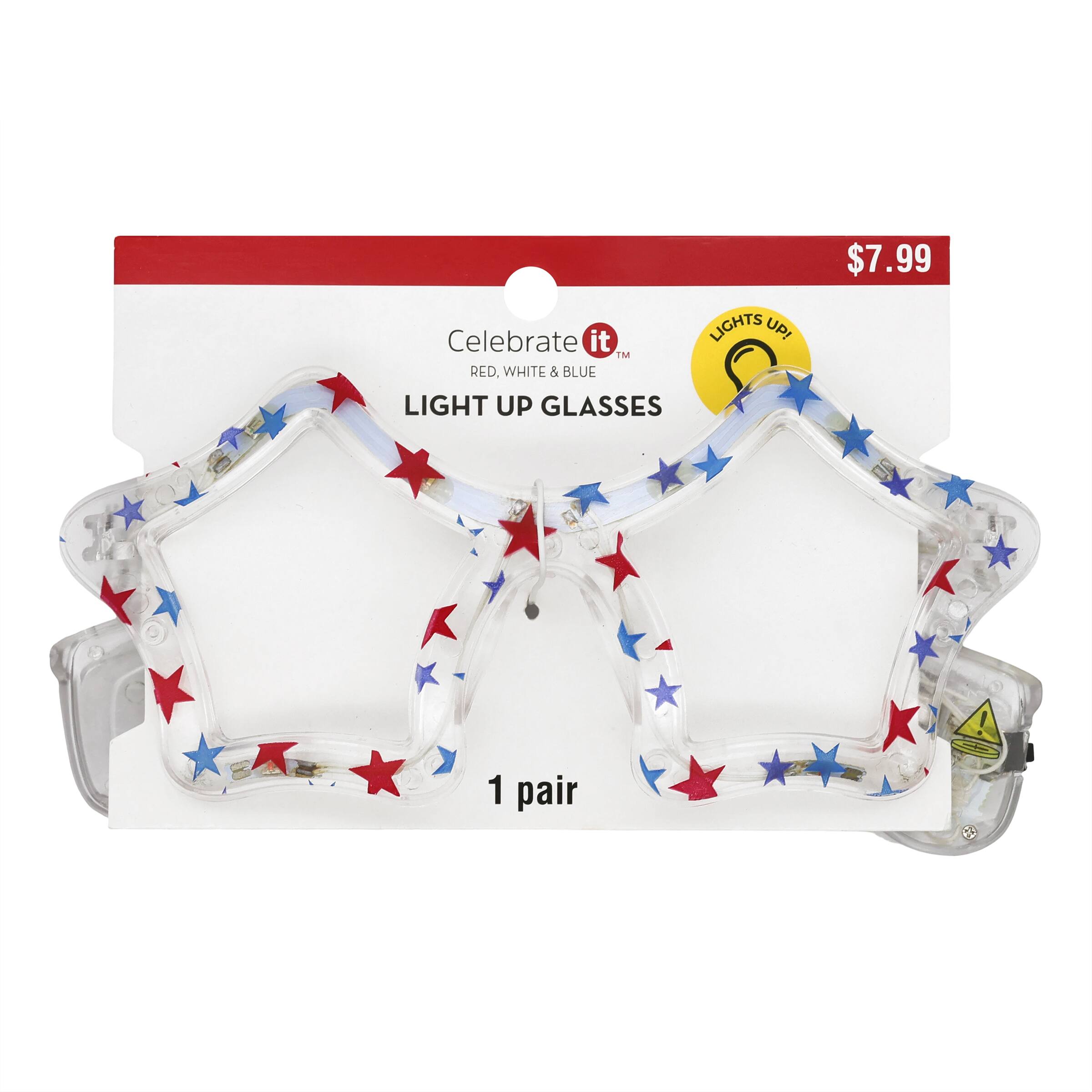 Star Light Up Glasses by Celebrate It™ - Image 4