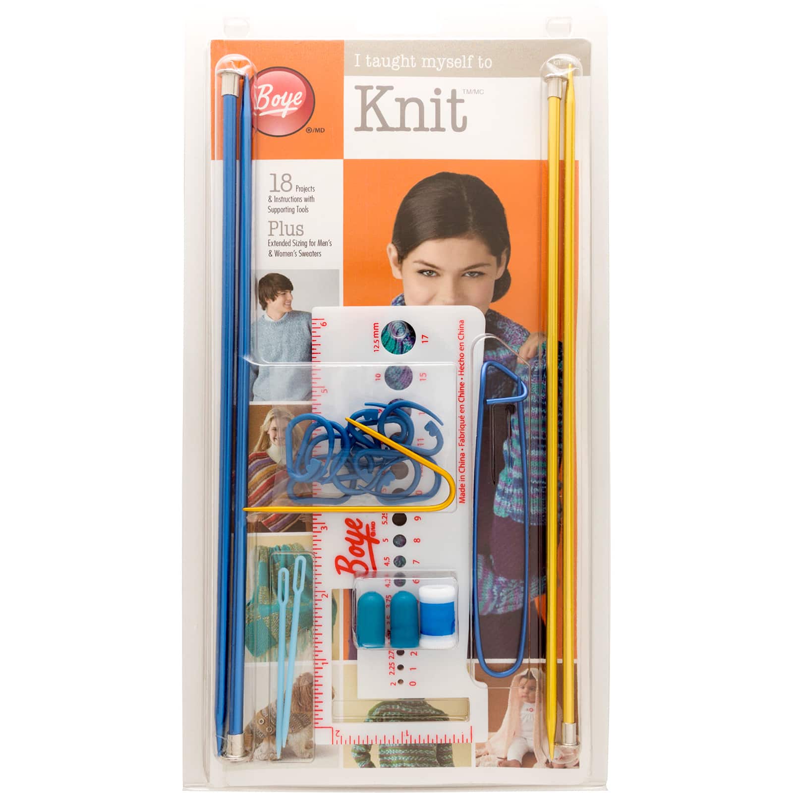 Boye® I Taught Myself to Knit™ Kit - Image 3