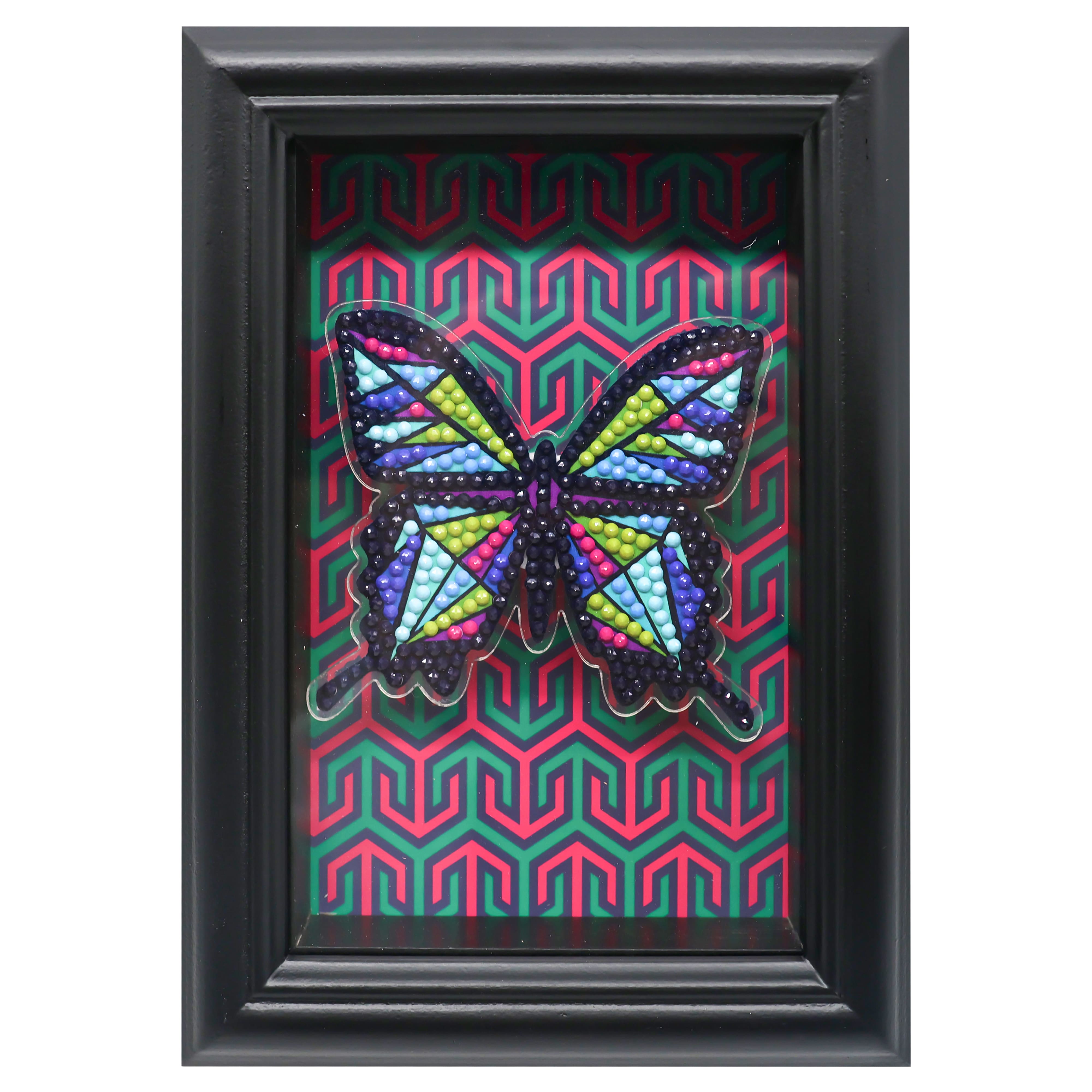 Jonathan Adler x Michaels 4" x 6" Butterfly Diamond Art Frame Kit