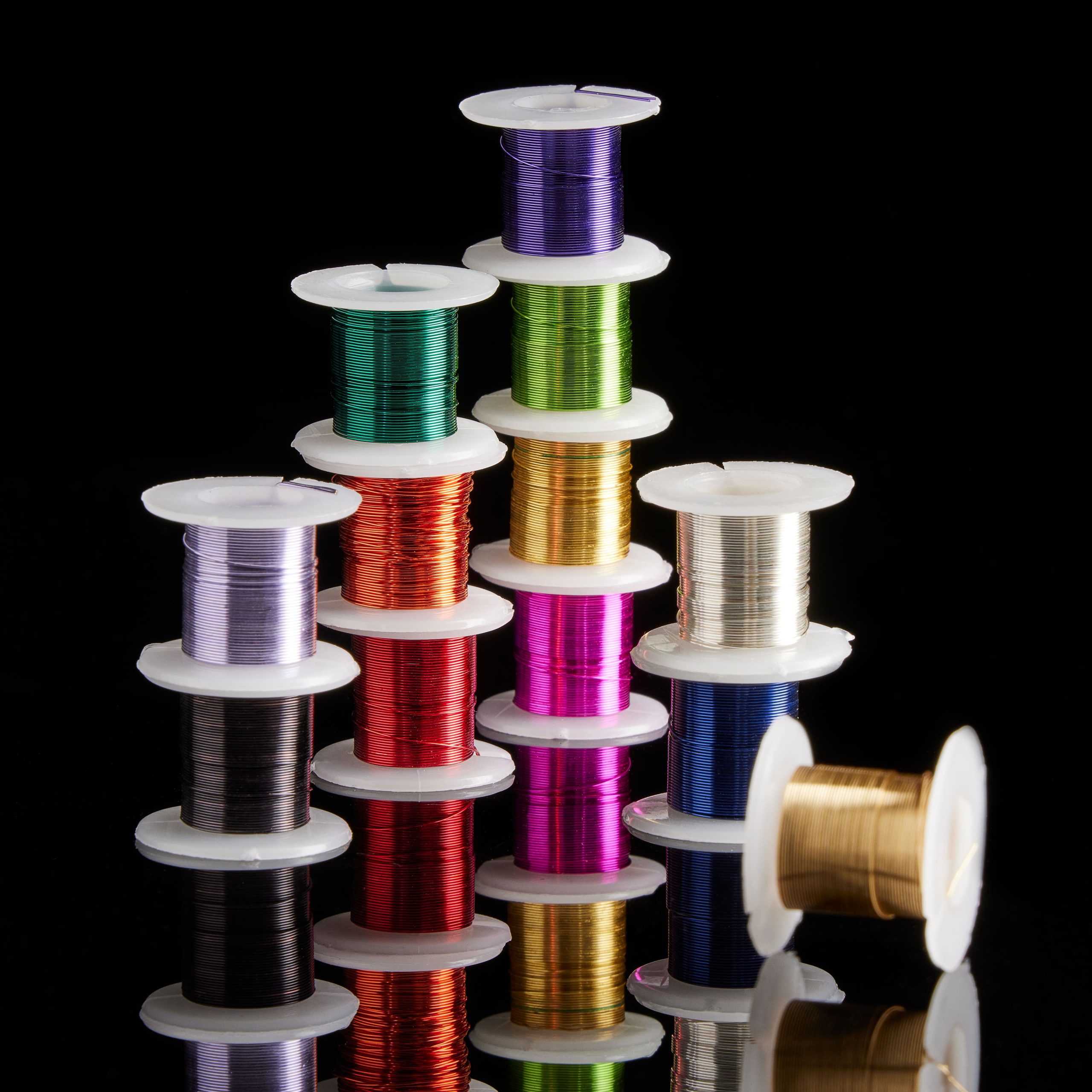 Bead Landing™ Silver Plated Copper Wire, 28 Gauge, 12 Pack - Image 2