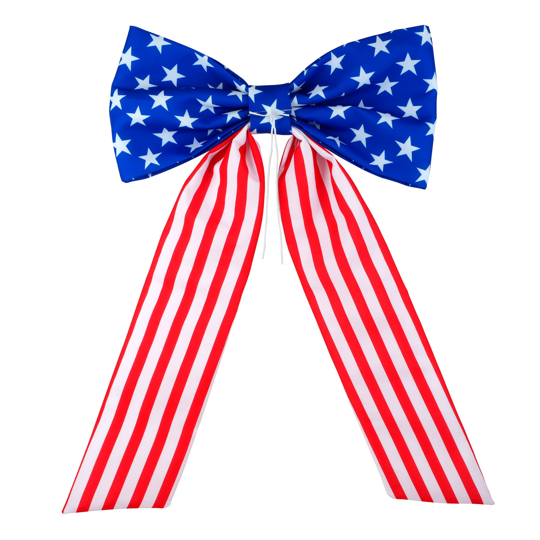 Large Red, White & Blue Puffy Bow by Celebrate It® - Image 2