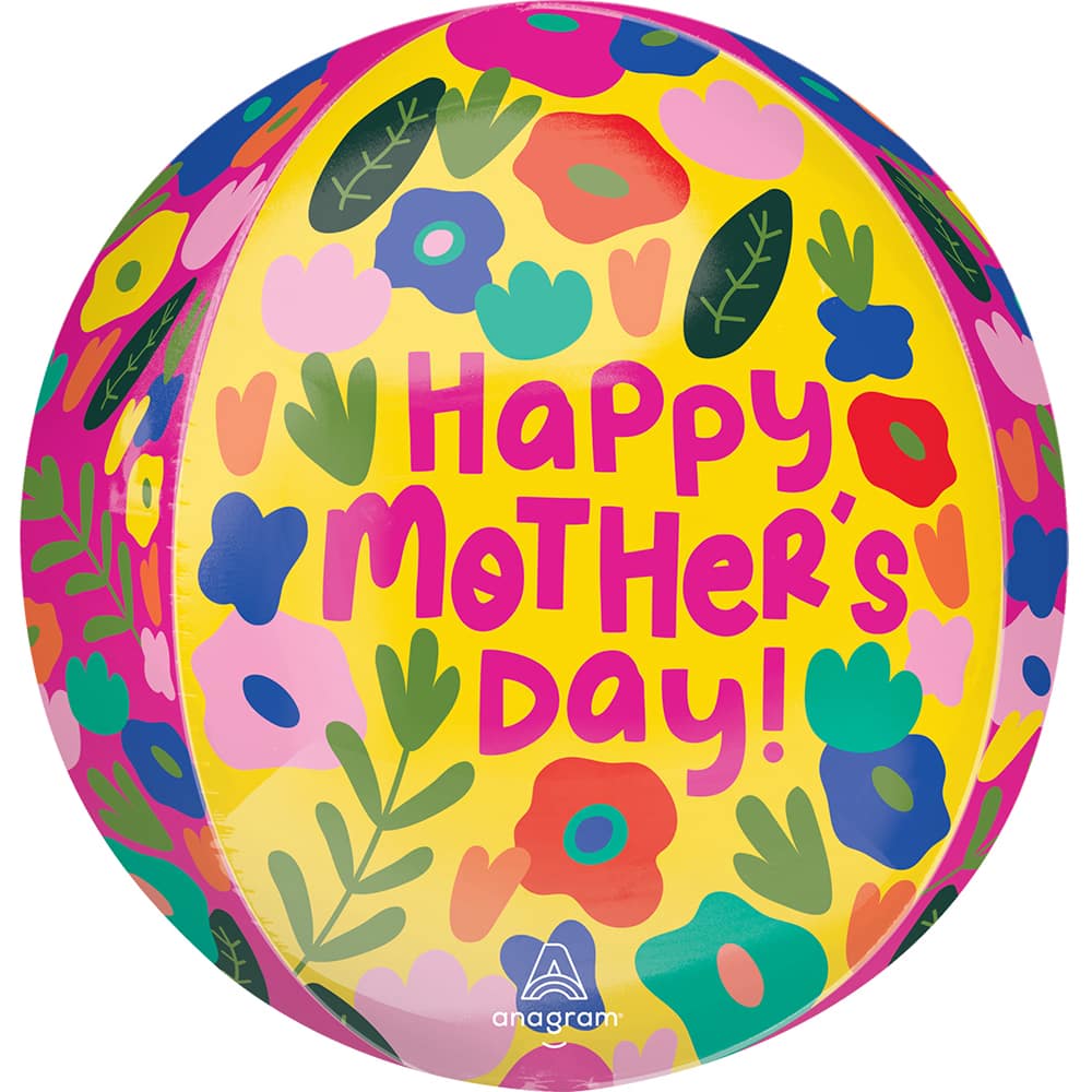 Orbz® 16" Mother's Day Hothouse Petals Foil Balloon