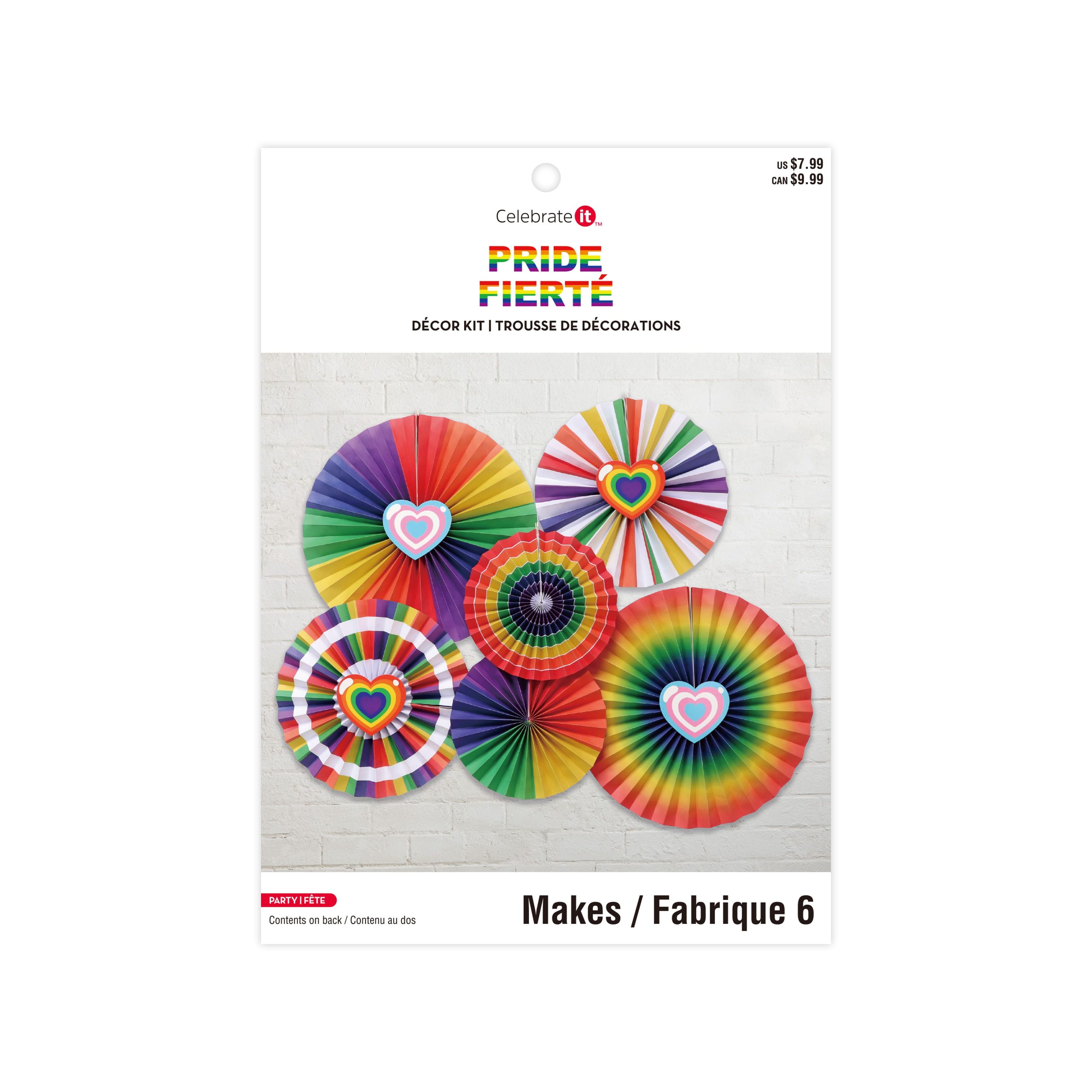 Pride Paper Fan Décor Kit by Celebrate It™ - Image 3