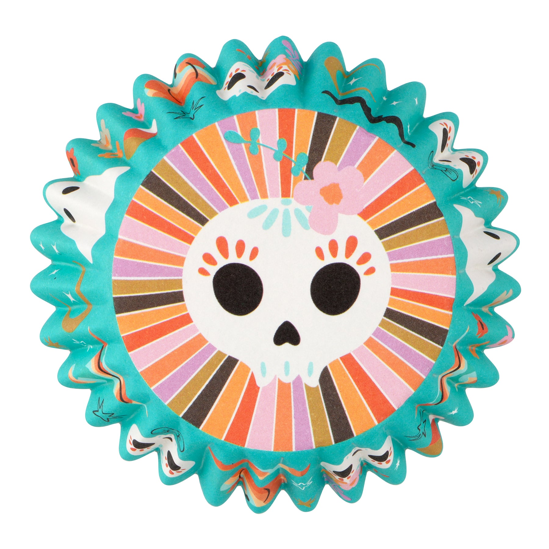 Day of the Dead Skull Baking Cups, 24ct. by Makery™