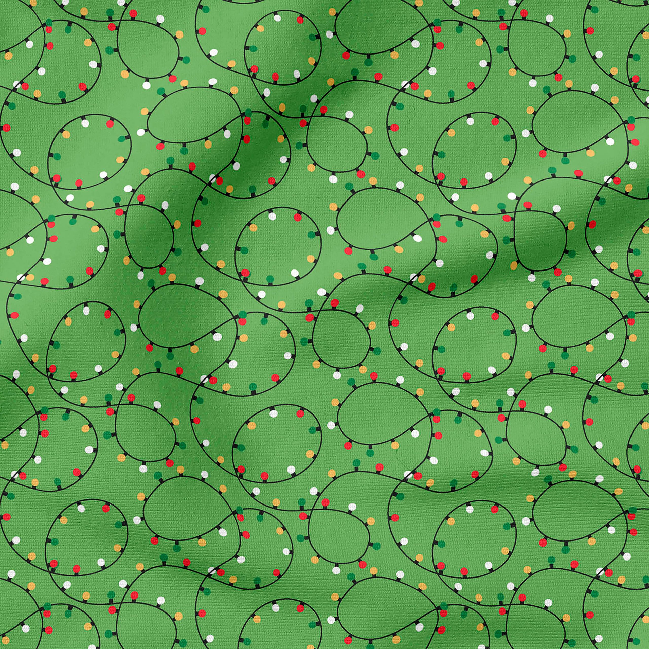 Fabric Editions Holiday Lights Cotton Fabric - Image 4