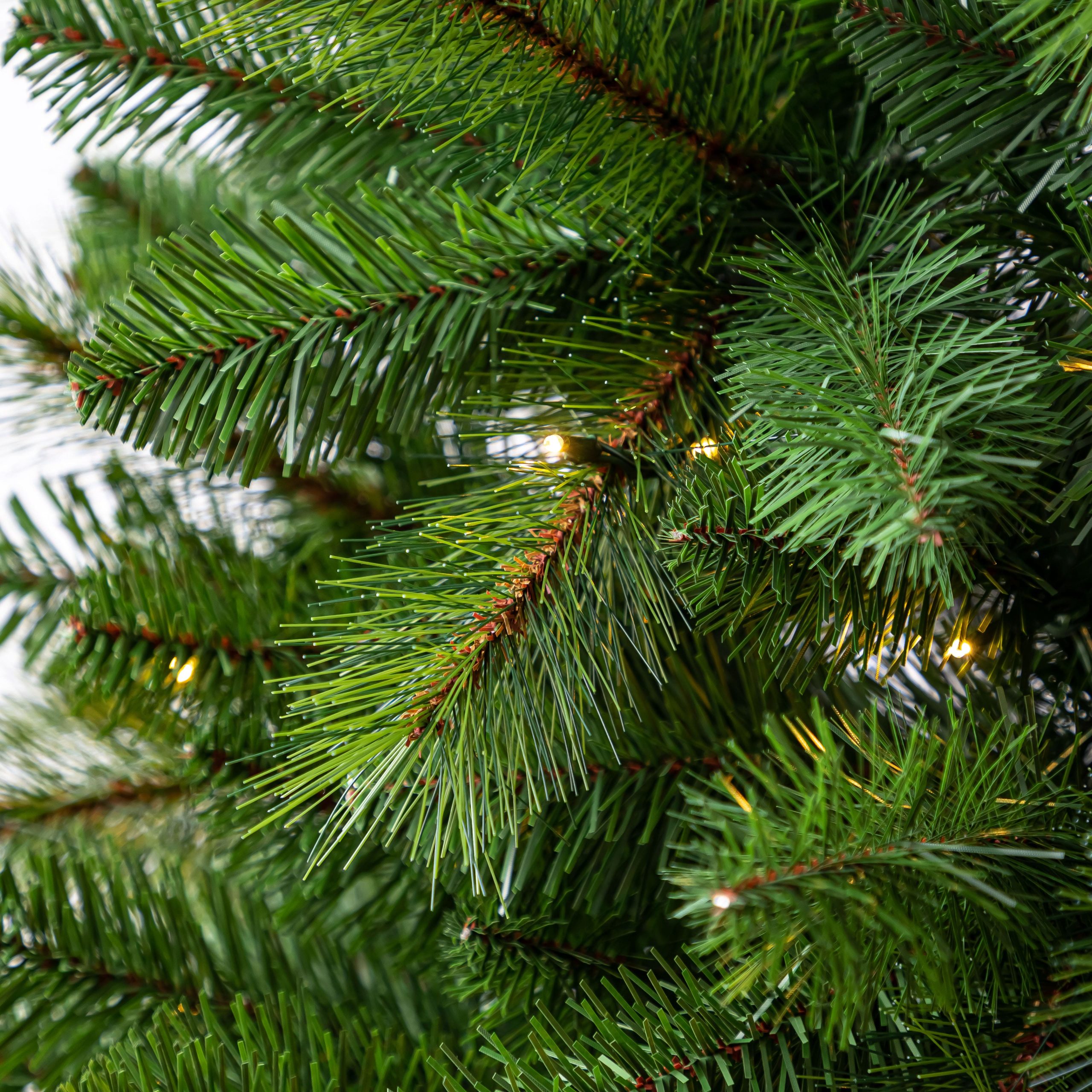 7ft. Pre-Lit Hudson Pine Artificial Christmas Tree, LumaDazzle™ Color Changing Twinkle LED Lights - Image 4