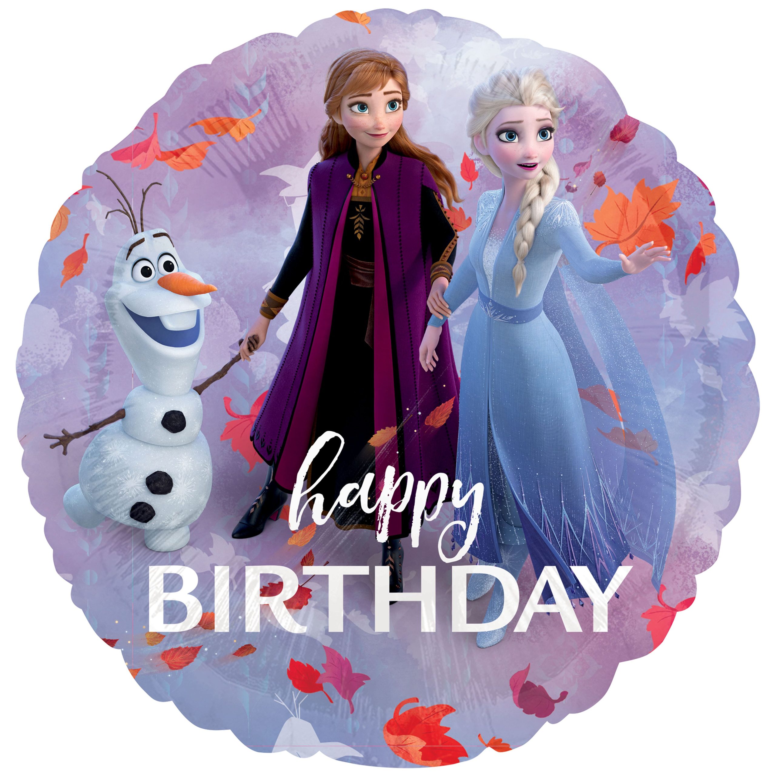 17" Frozen 2 Birthday Foil Balloon