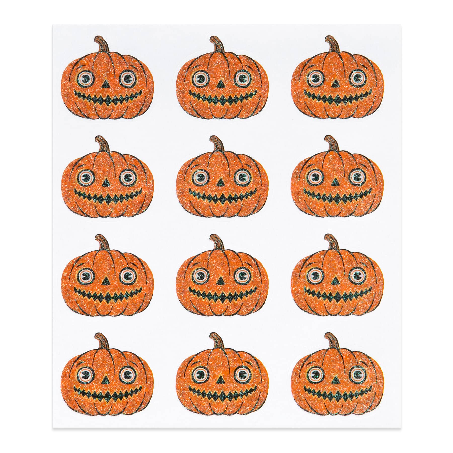 Vintage Spirits Jack-o'-Lantern Glitter Stickers by Recollections™