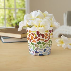 Rainbow Mosaic Vase Kit by Make Market®