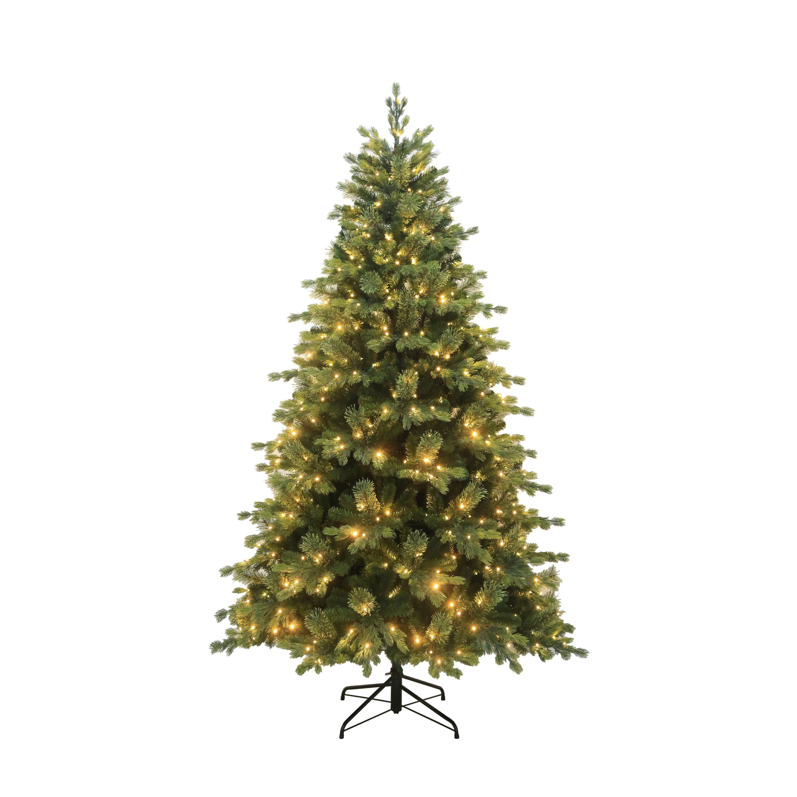 7.5ft. Pre-Lit Hunter Spruce Artificial Christmas Tree, Color Changing LED Lights by Ashland® - Image 4