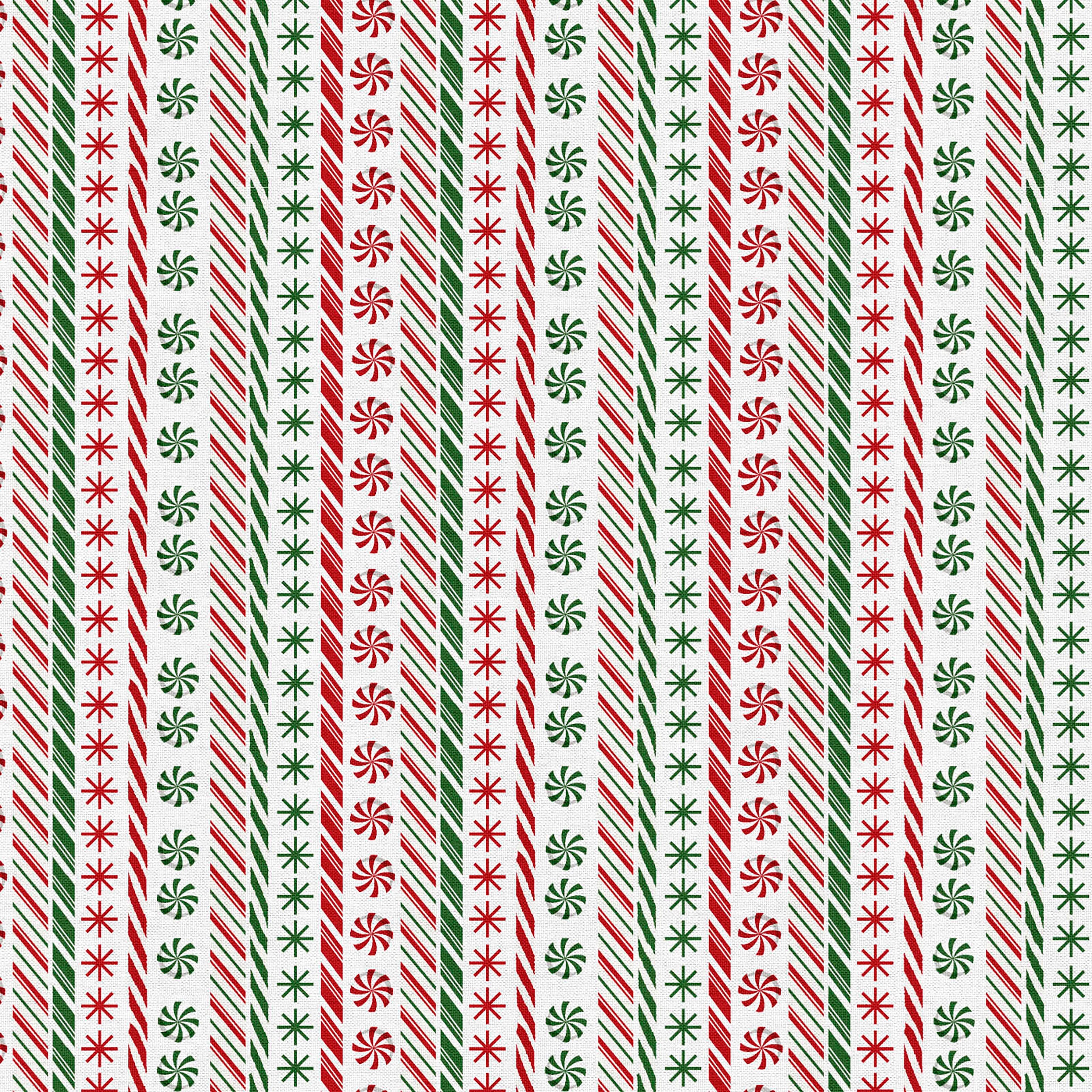 Fabric Editions Peppermint Stripe Cotton Fabric