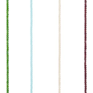 Purple, Green & Blue Glass Cube Beads, 3mm by Bead Landing™