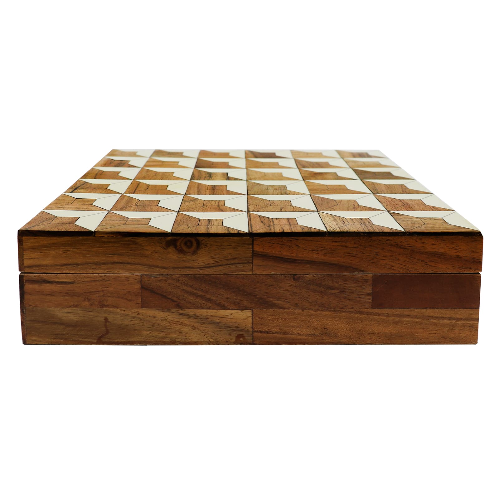 Jonathan Adler x Michaels 9" x 9" Brown & White Storage Box