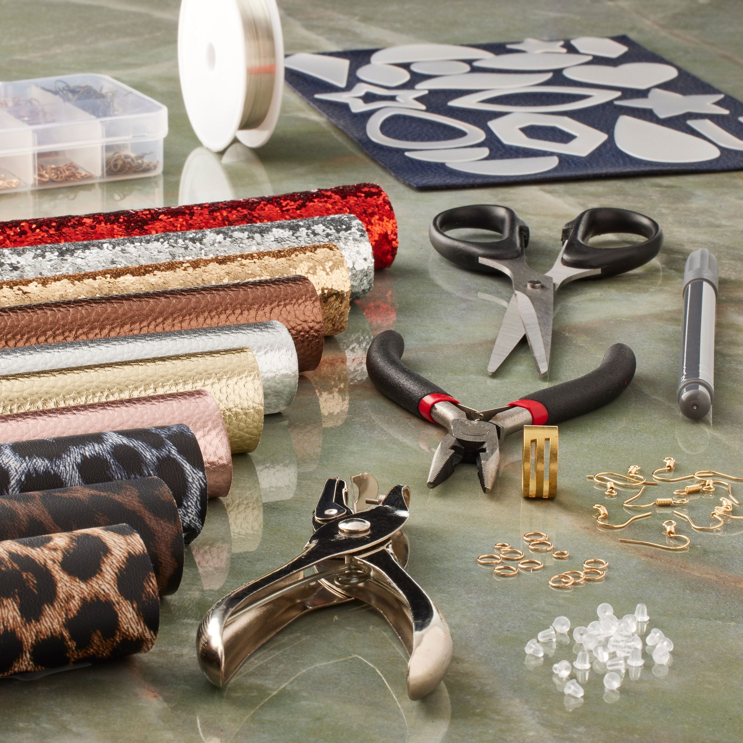 Faux Leather Earring Making Kit by Bead Landing™ - Image 2
