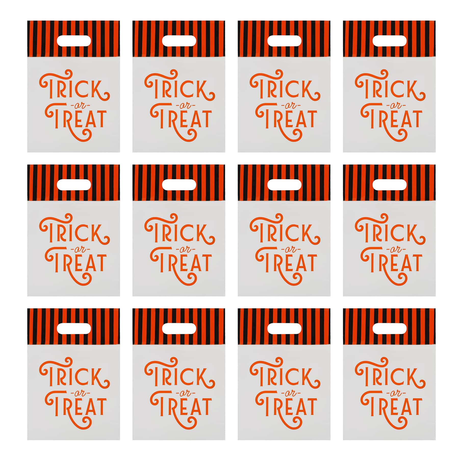 Trick Or Treat Zipper Treat Bags, 12ct. by Makery™