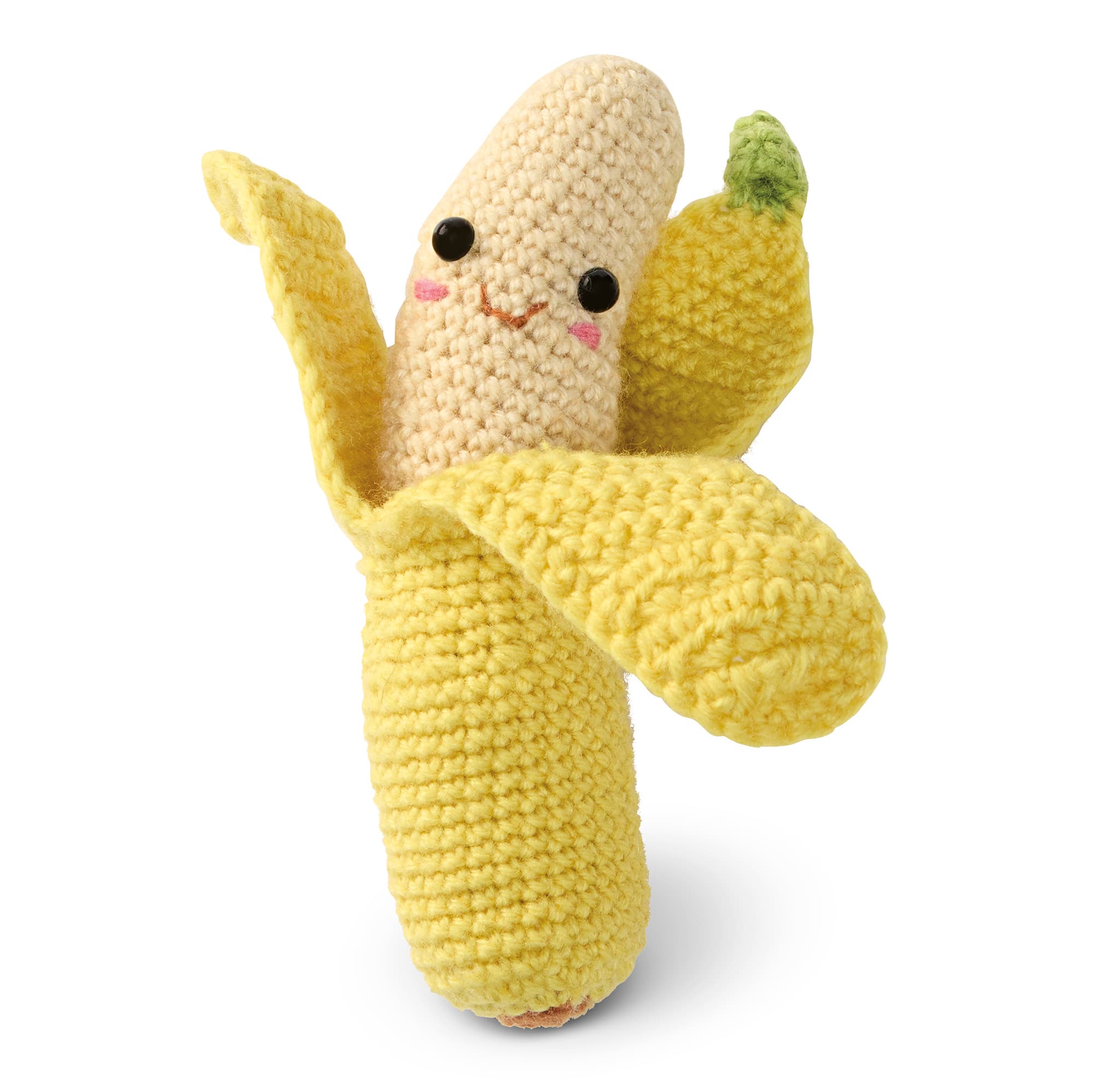Intermediate Banana Amigurumi Crochet Kit by Loops & Threads®