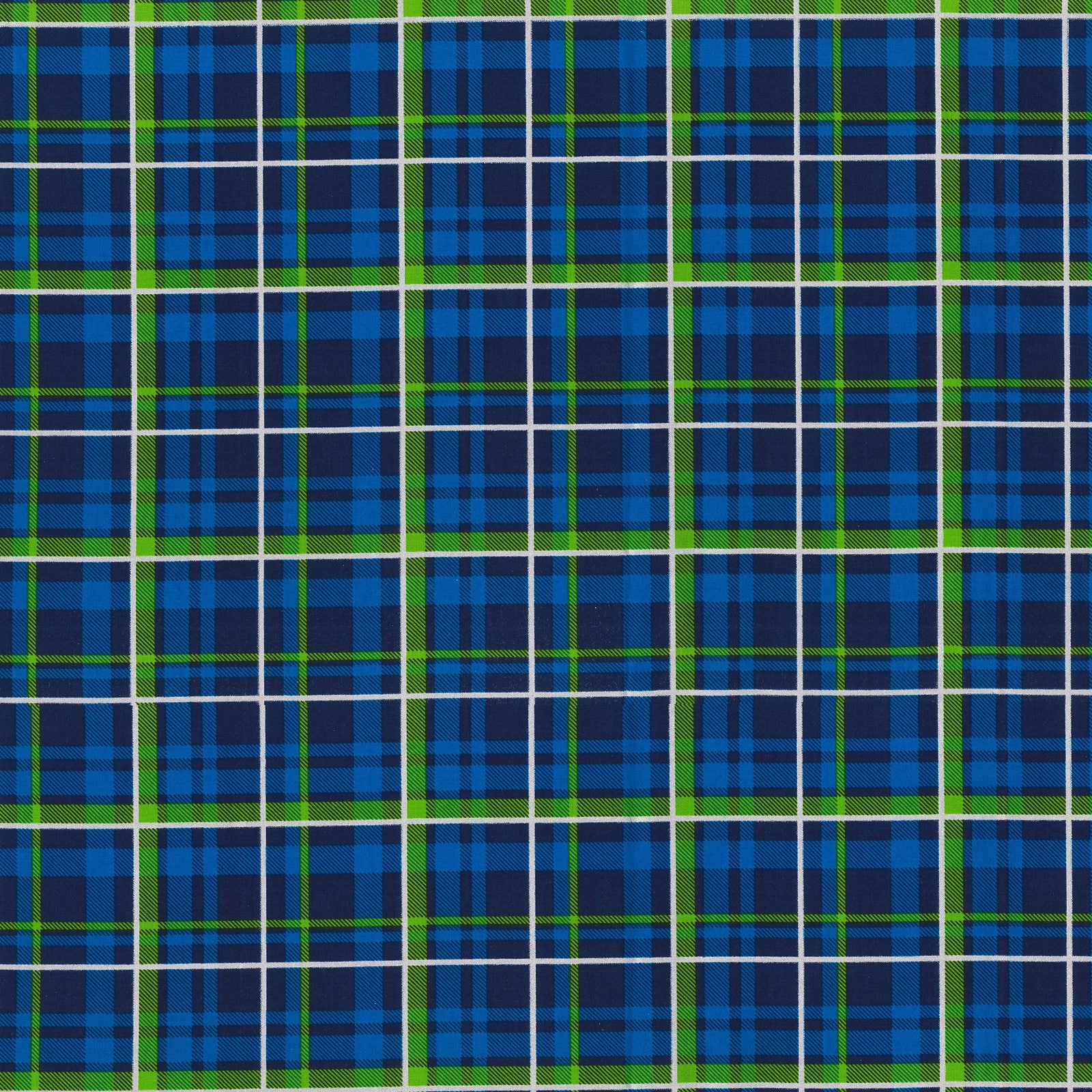 Fabric Traditions Blue Plaid Cotton Fabric