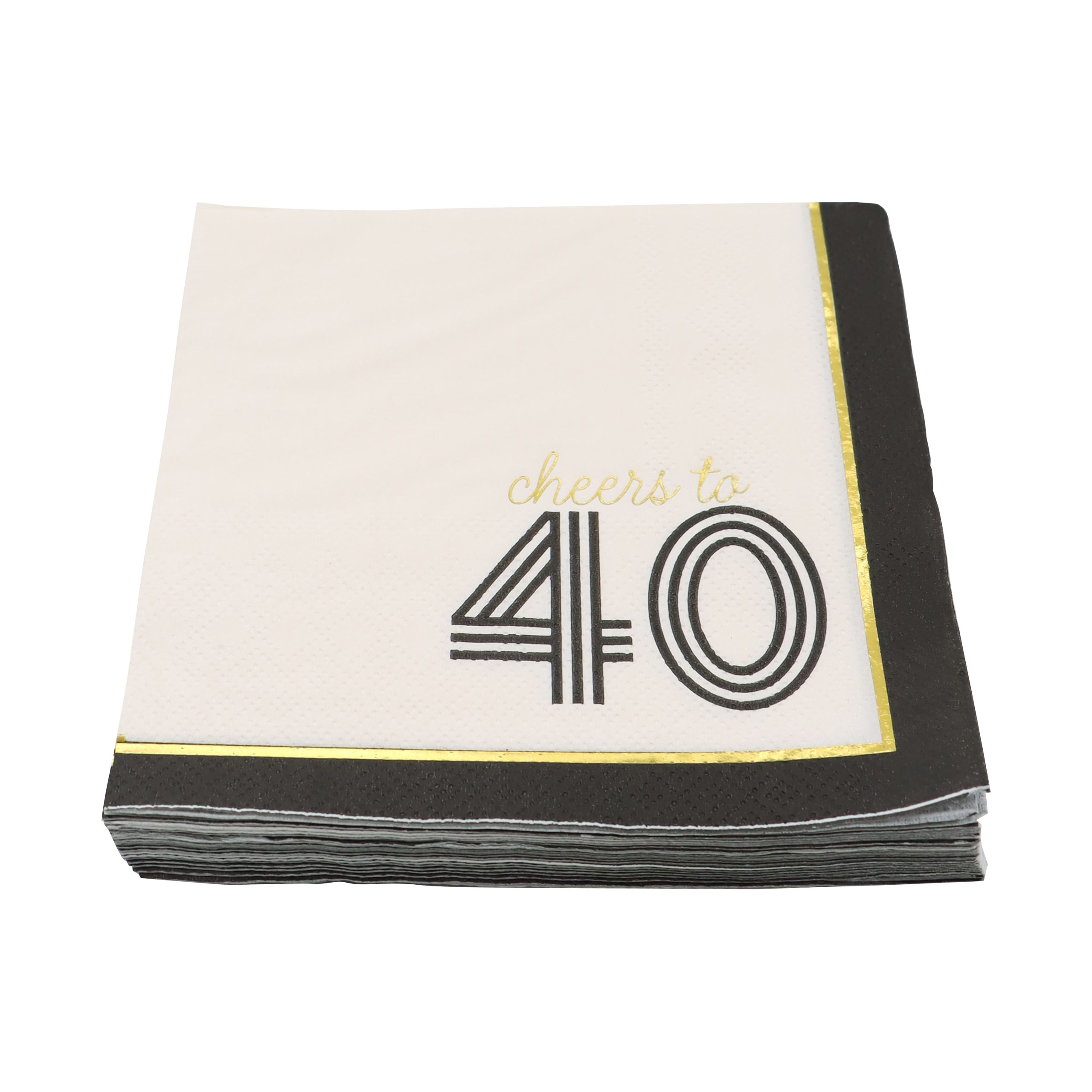 Cheers to 40 Paper Beverage Napkins, 20ct. by Celebrate It™ - Image 2