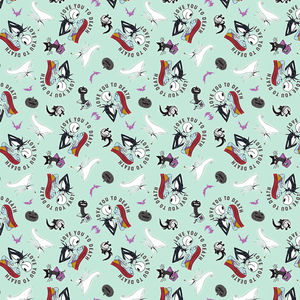 Disney® Nightmare Before Christmas Love You to Death Cotton Fabric