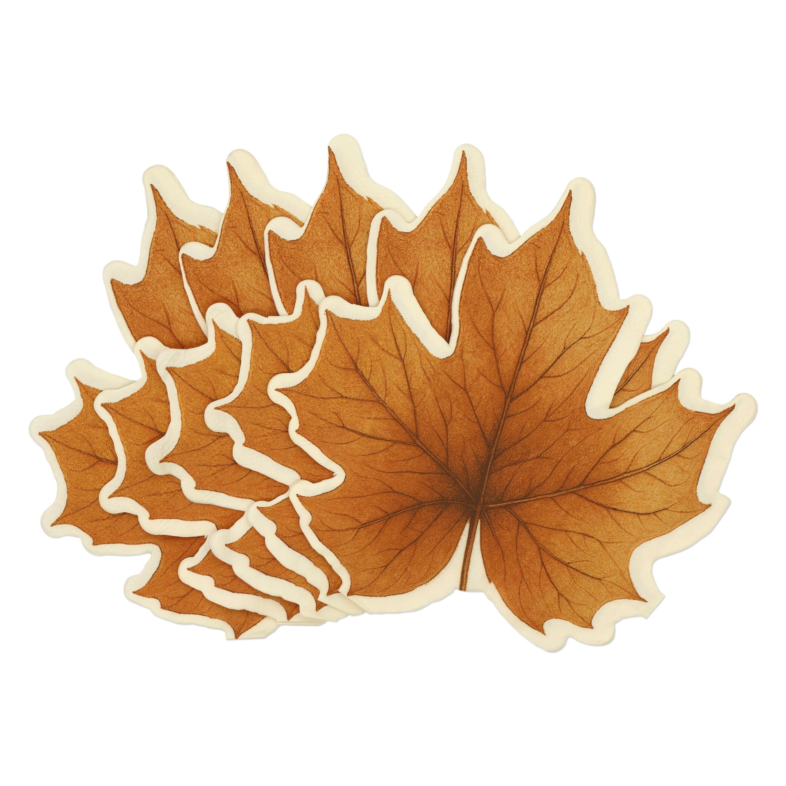 Leaf Shape Lunch Napkins, 20ct. by Celebrate It™ - Image 2