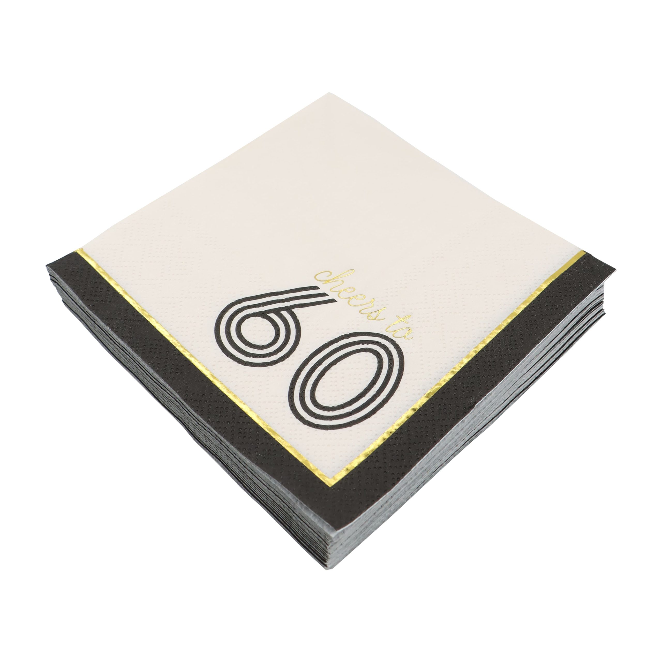 Cheers to 60 Beverage Napkins, 20ct. by Celebrate It™ - Image 3