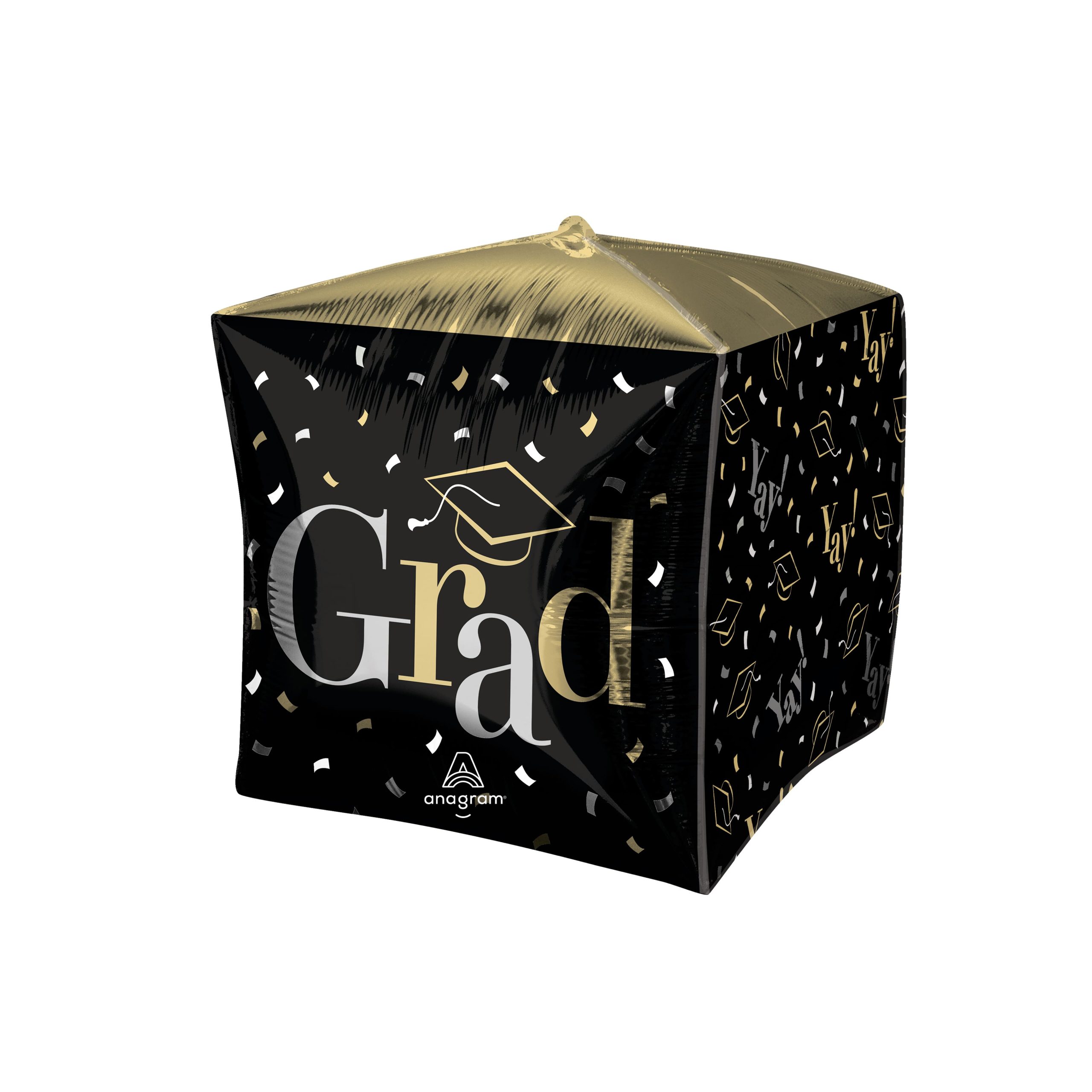 UltraShape® Cubez® 15" Class Dismissed Foil Balloon - Image 2