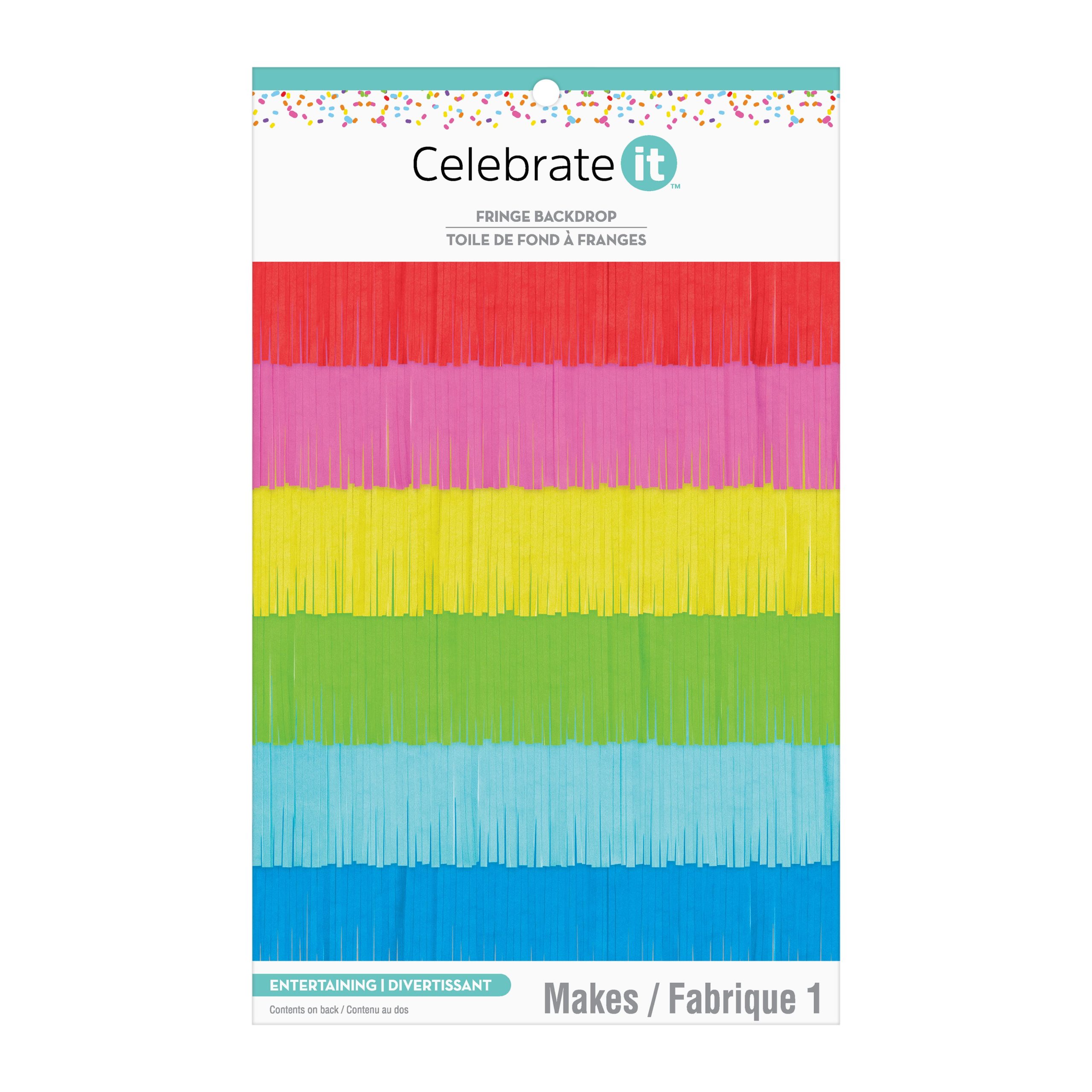 Bright Fringe Backdrop by Celebrate It™