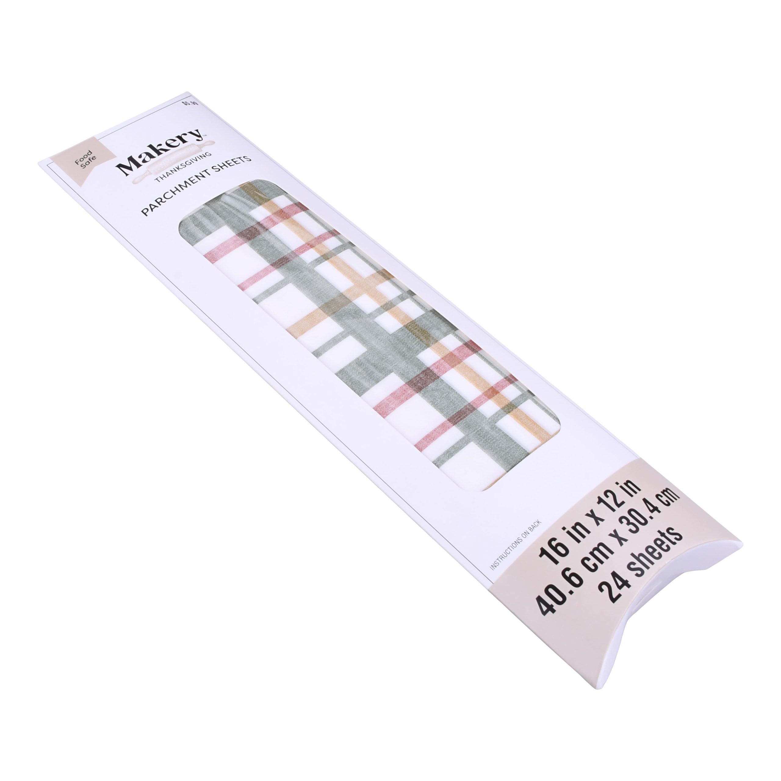 16" x 12" Plaid Parchment Sheets, 24ct. by Makery™ - Image 2