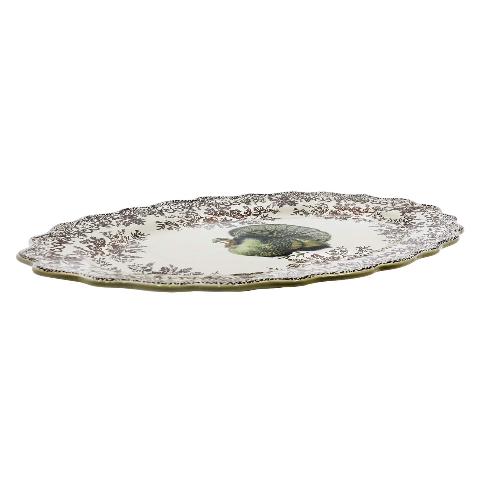 20" x 13" Turkey Ceramic Platter by Ashland® - Image 4