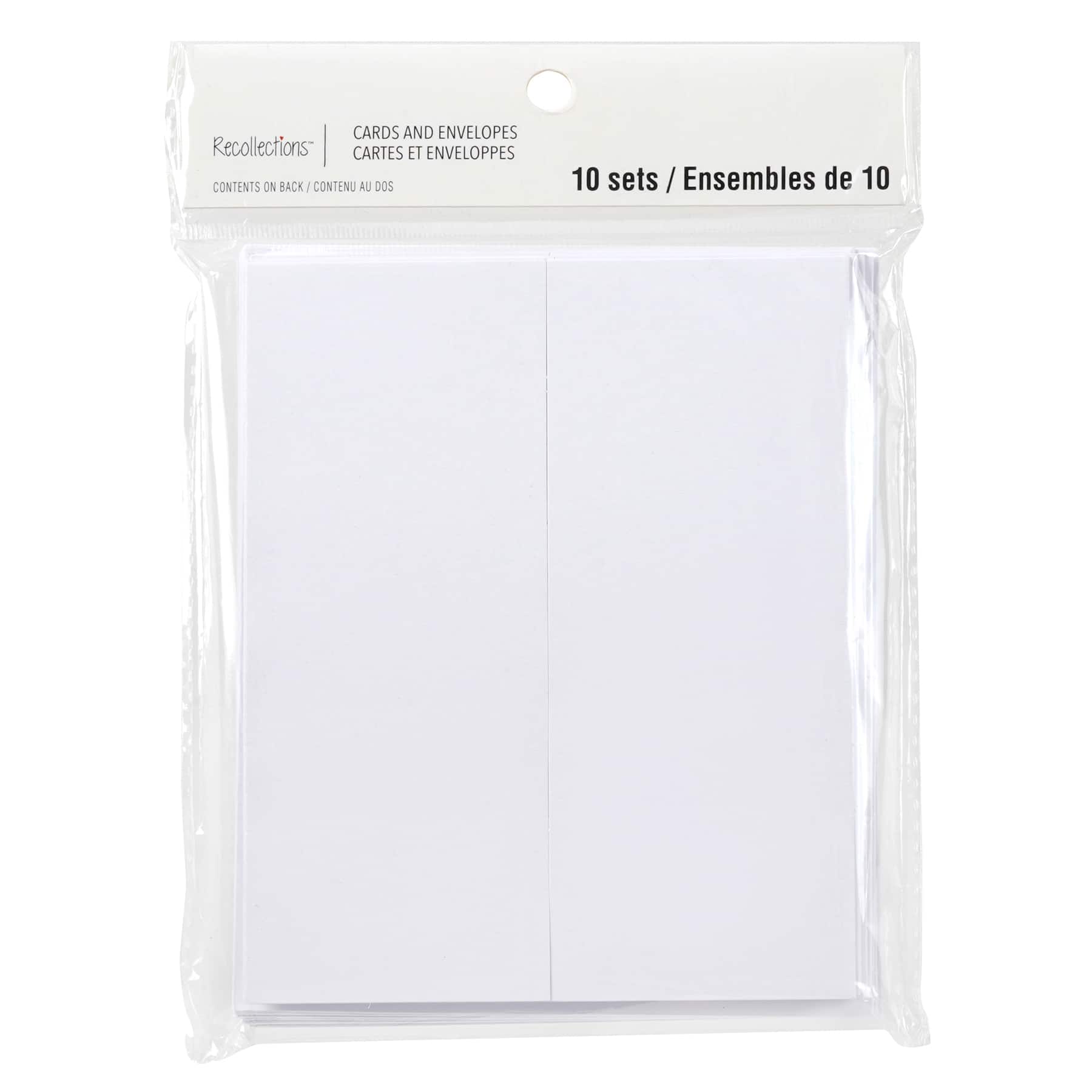 Gatefold Cards & Envelopes by Recollections™, 4.25" x 5.5"