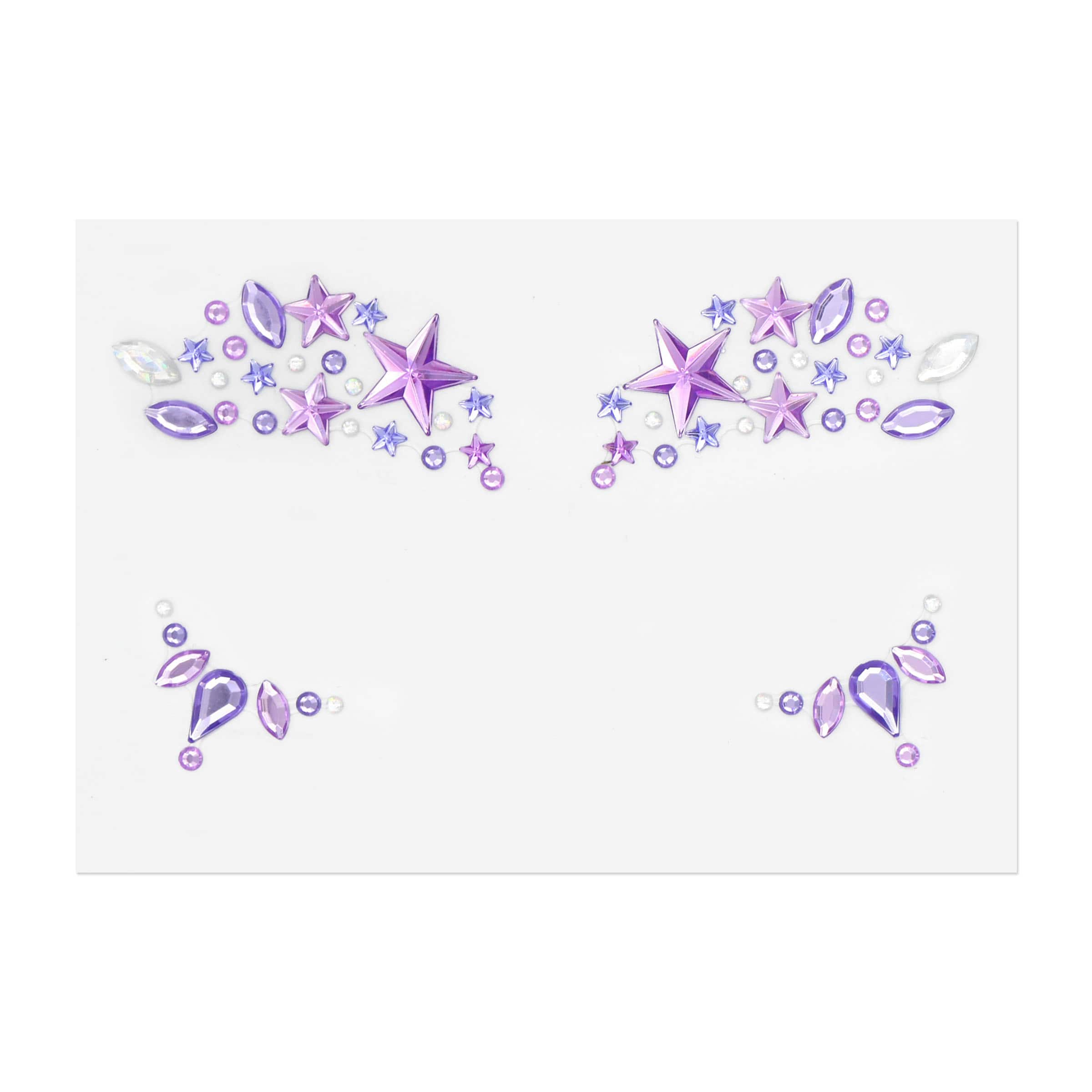 Halloween Purple Face Decal by Celebrate It™
