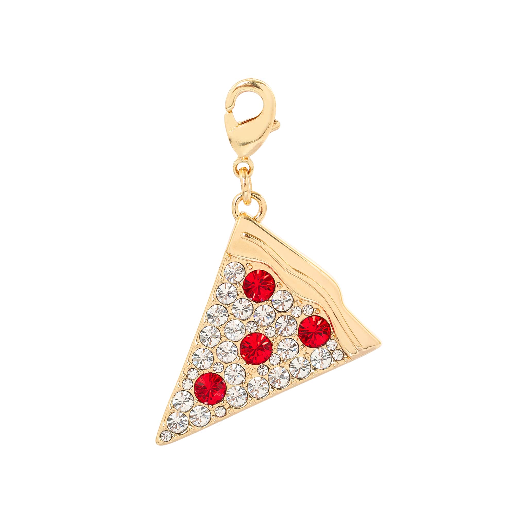 Pizza Slice Austrian Crystal Charm by Bead Landing™