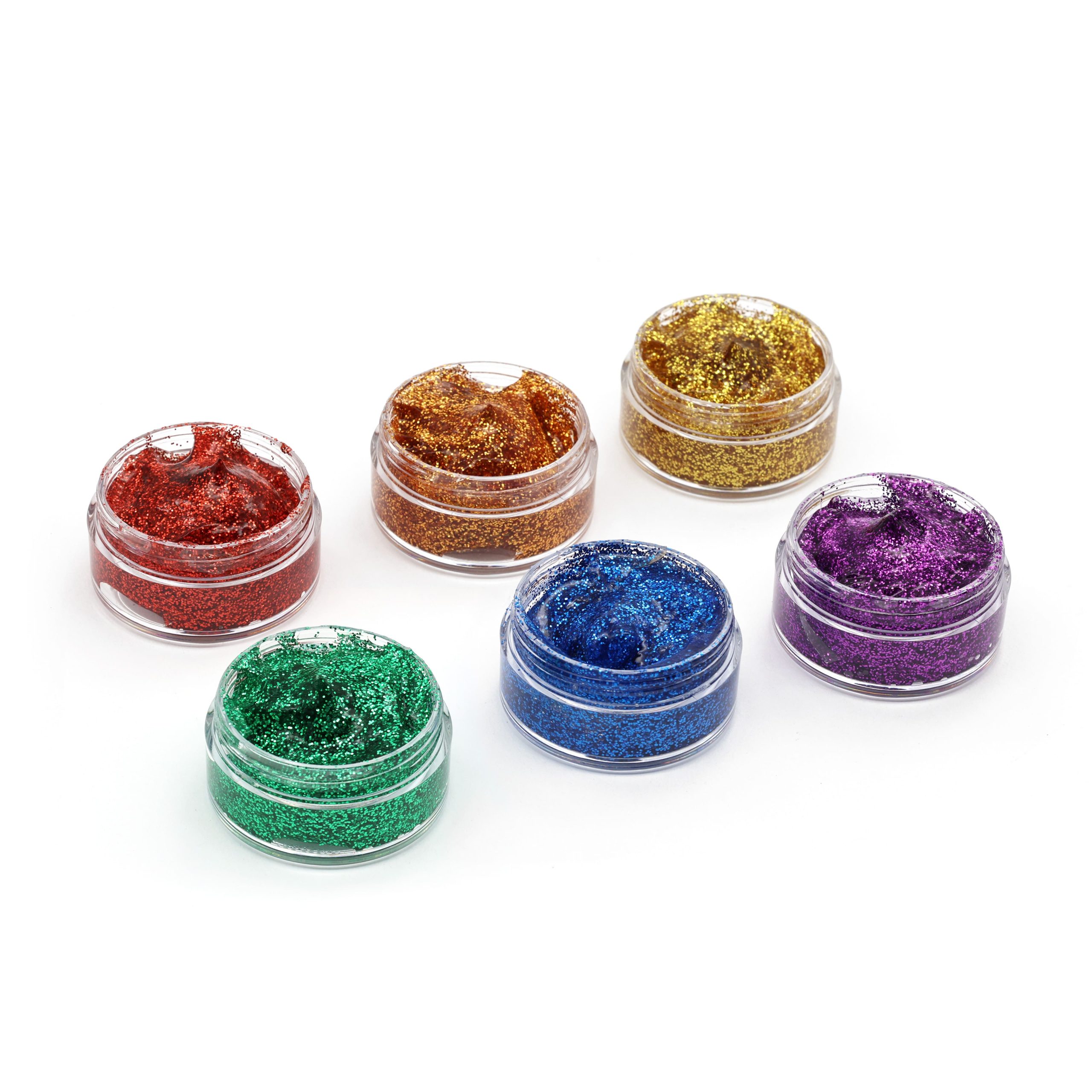 Pride Rainbow Face Glitter, 6ct. by Celebrate It™ - Image 2