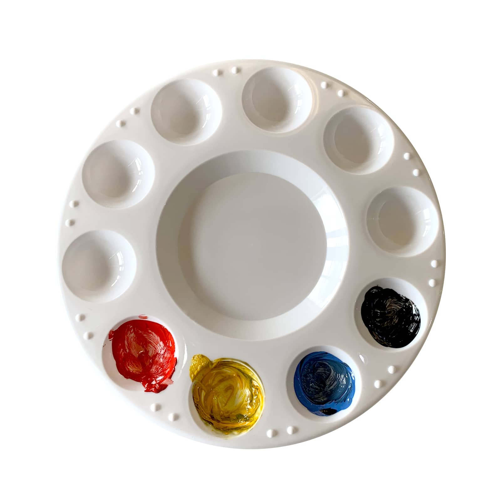 10-Well Paint Palette with Lid by Craft Smart® - Image 3