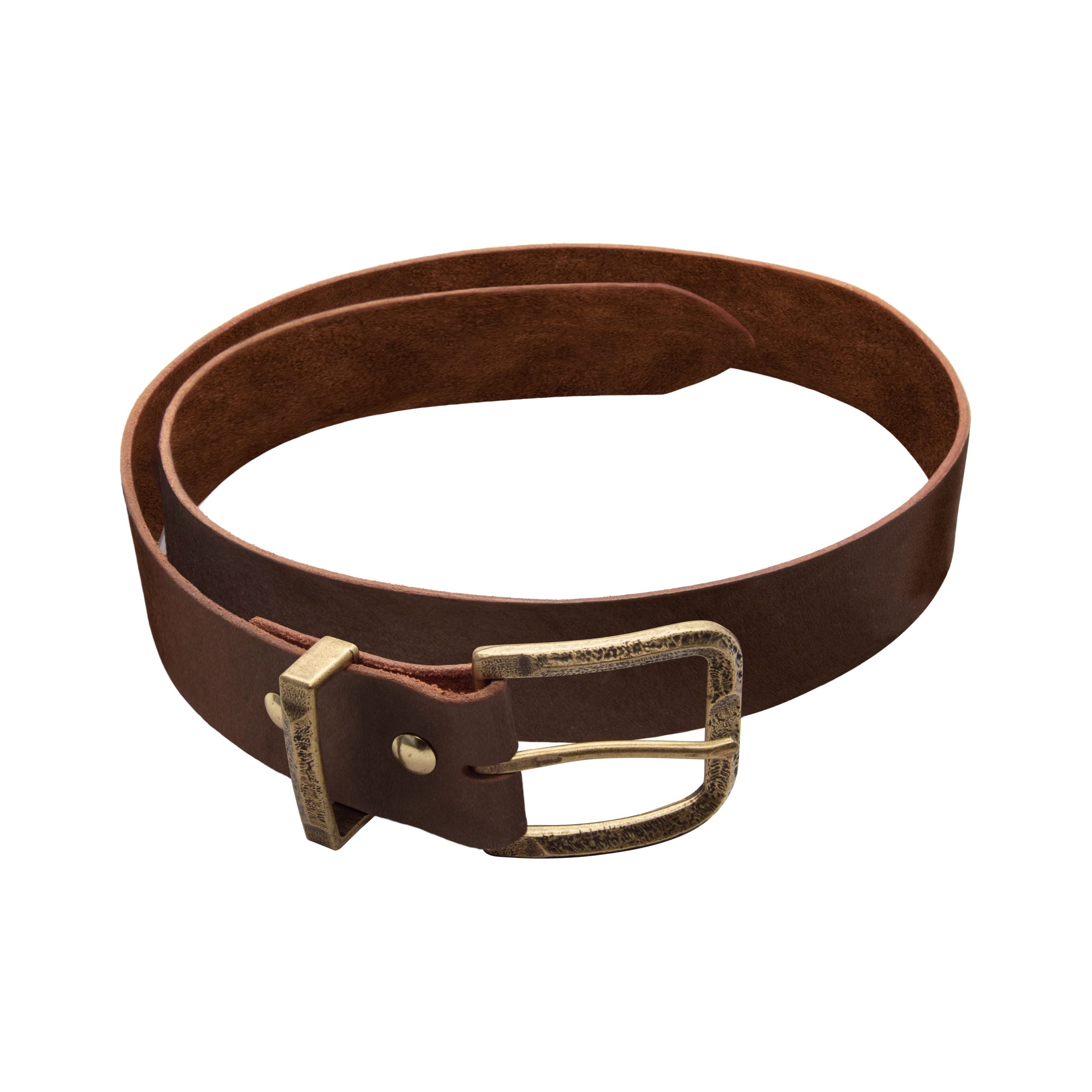 Brown Leather Belt Strap by ArtMinds™ - Image 4