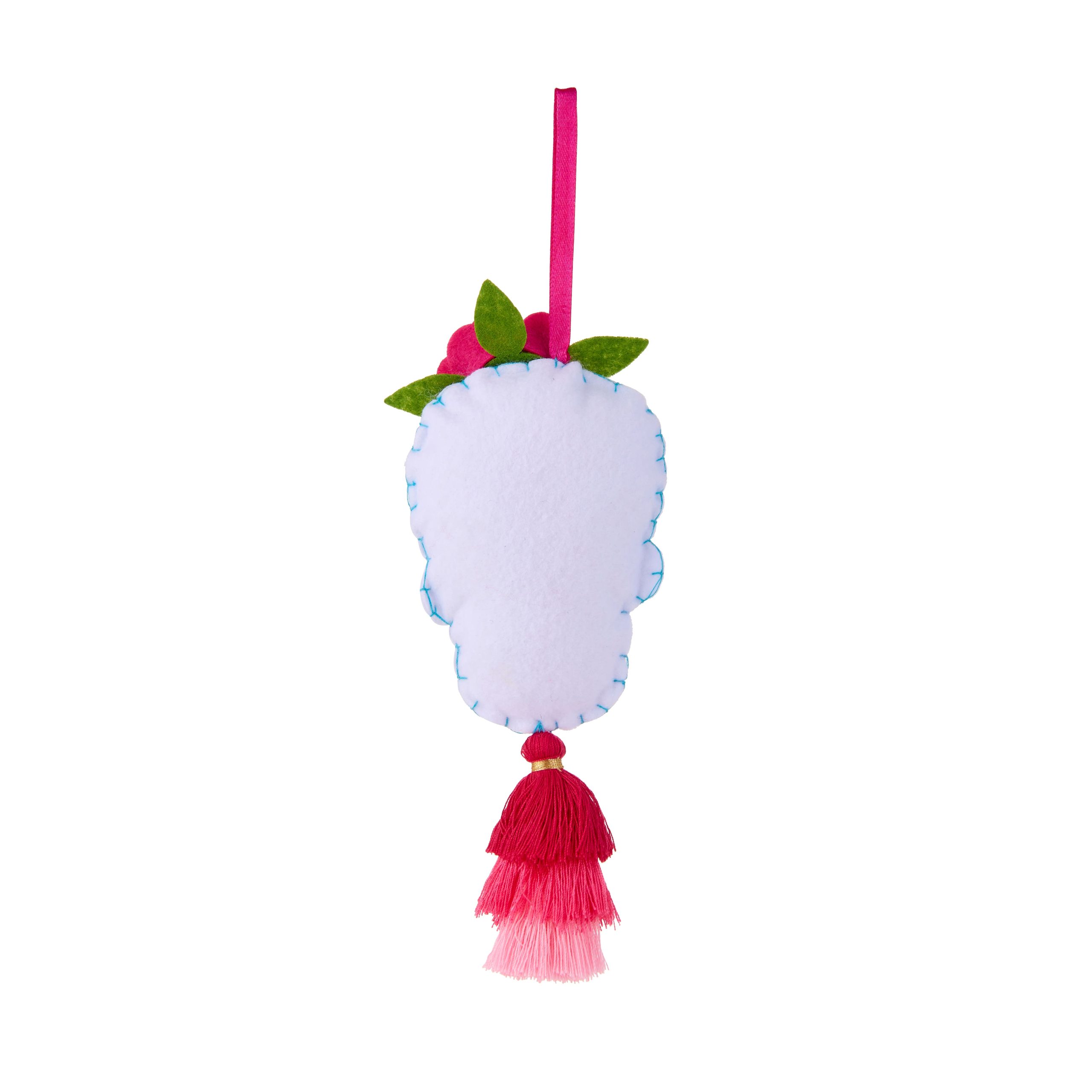 10.9" Skull Felt Ornament by Ashland® - Image 2