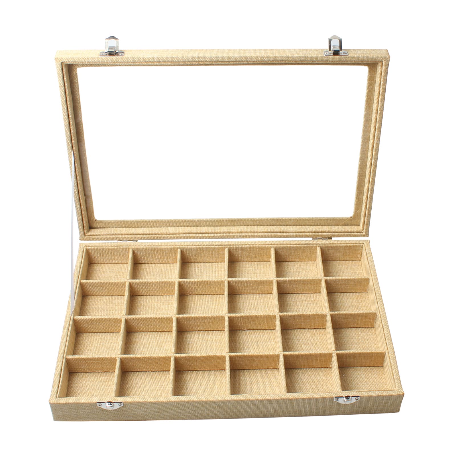 Burlap Tray with Lid By Bead Landing™