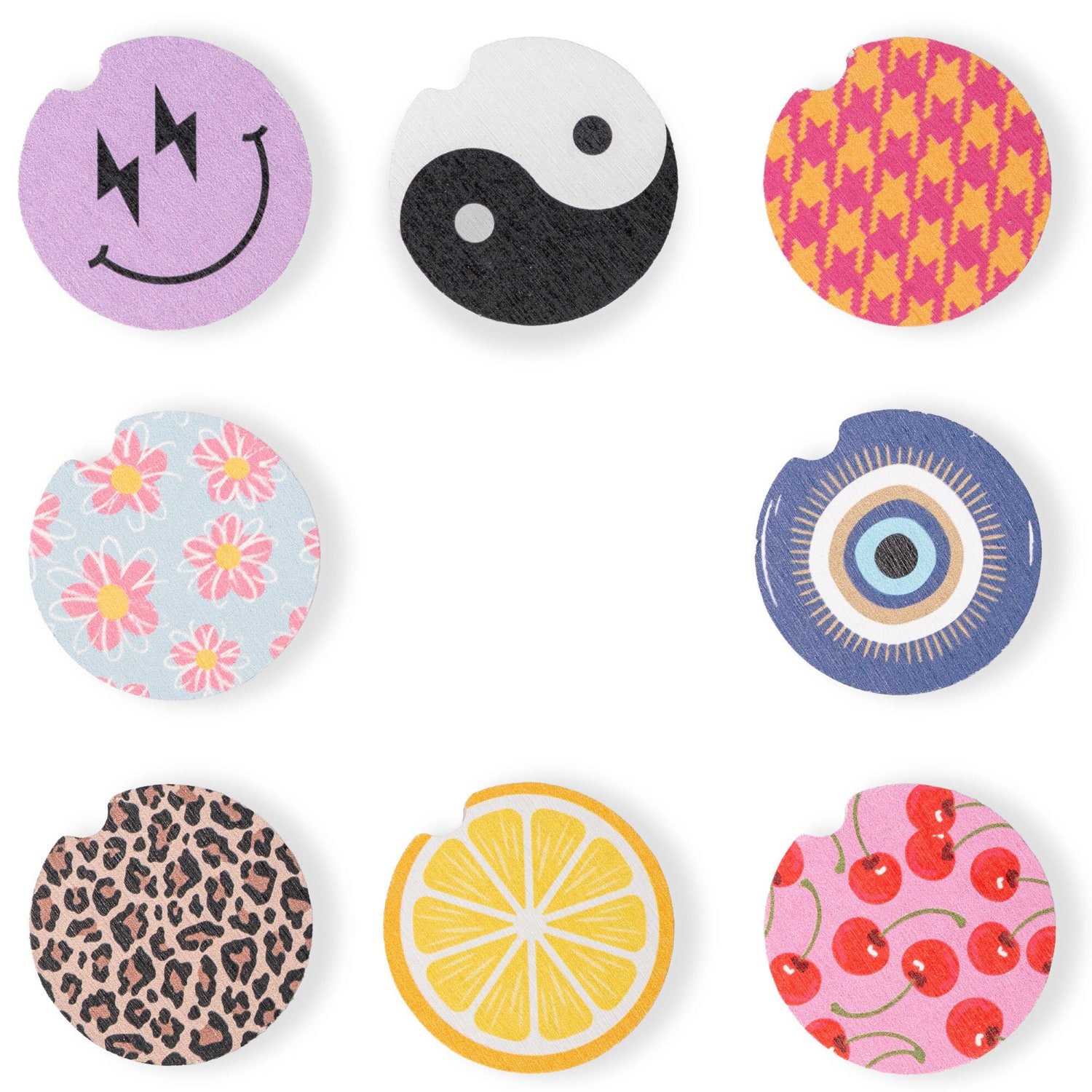 Assorted Crush™ Girl's Trip Cup Holder Coasters, 2pc.