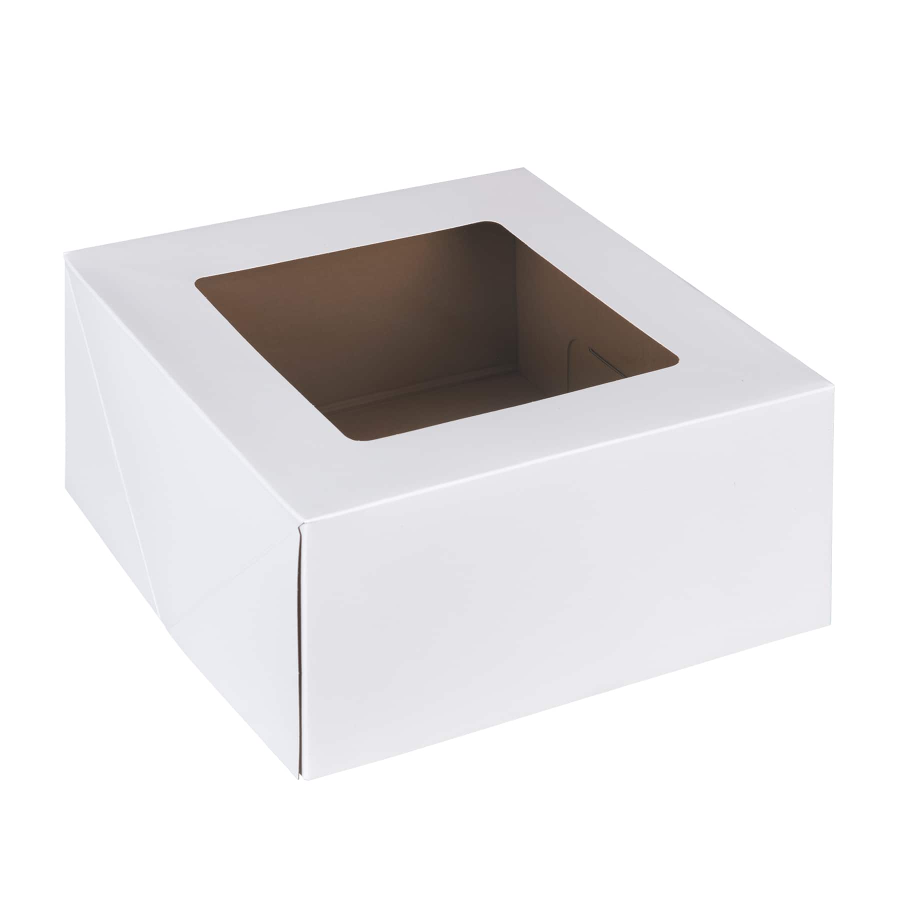 White Window Cake Boxes, 2ct. by Makery™