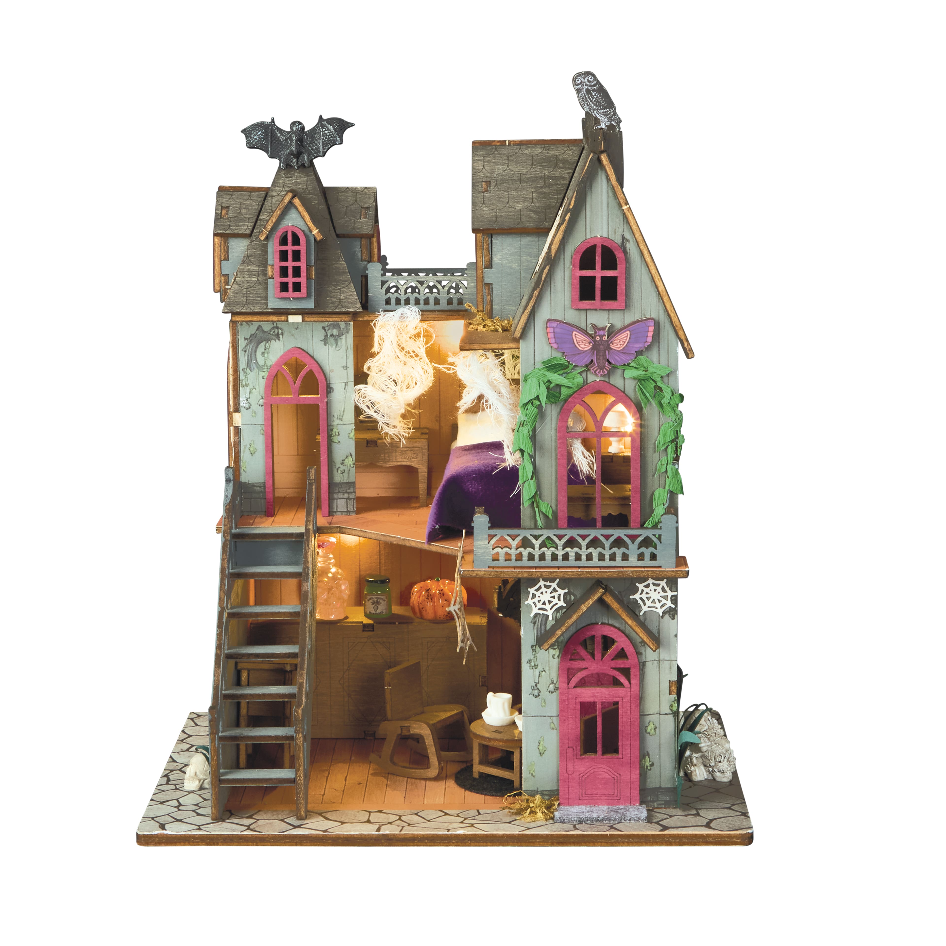 Haunted House DIY Lighted Diorama Kit by Make Market®
