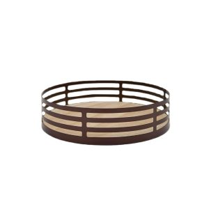 6" Brown Round Tray by Ashland®