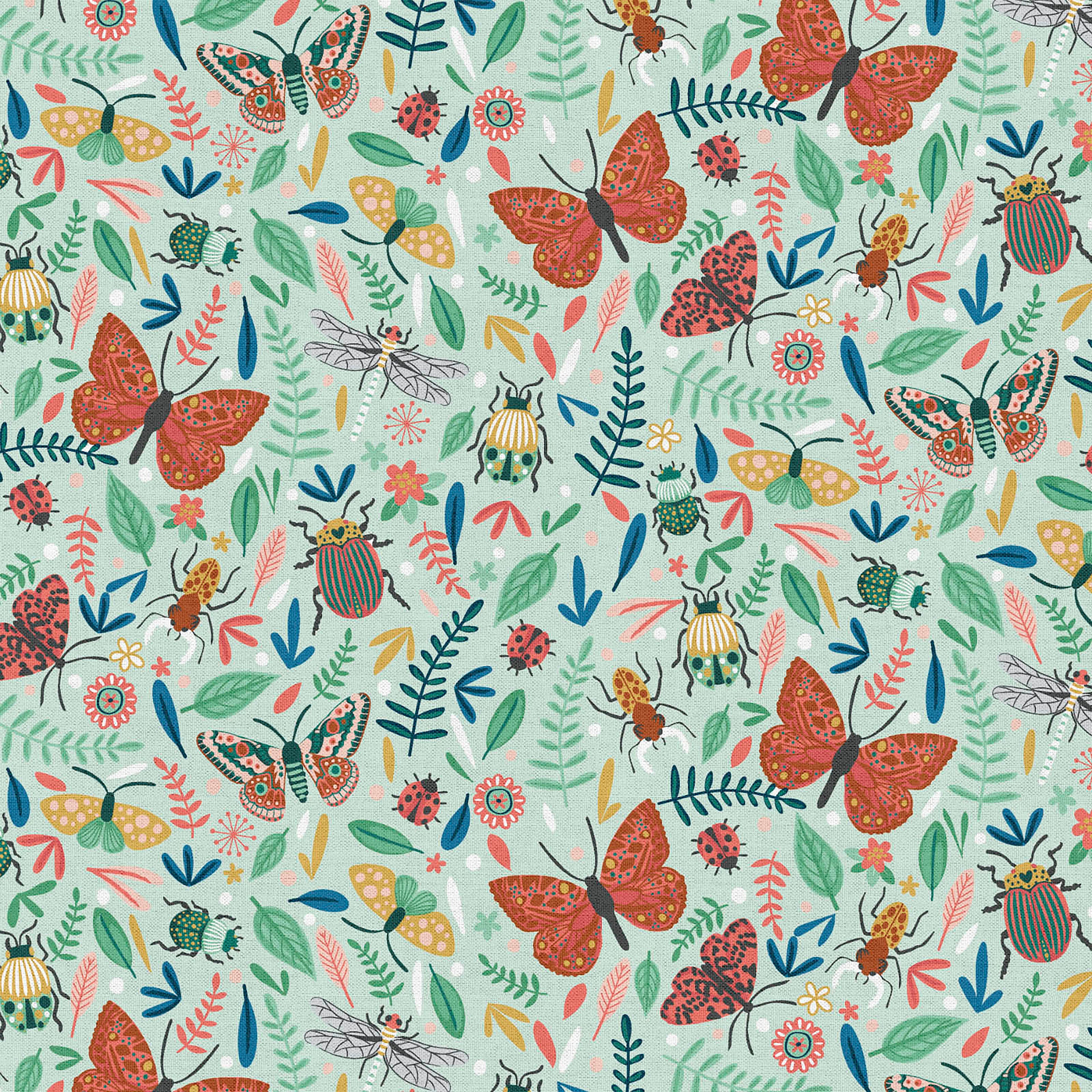 Fabric Editions Butterfly Garden Cotton Fabric