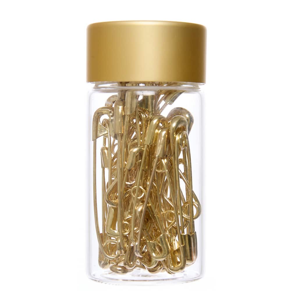 Gold Notion Mixed Gold Safety Pins, 50ct. by Loops & Threads®
