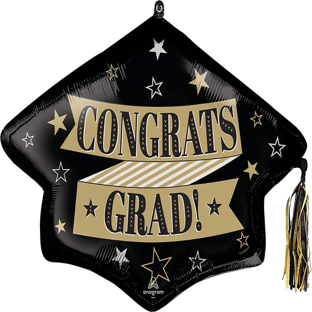 31" To the Grad Tassel Foil Balloon