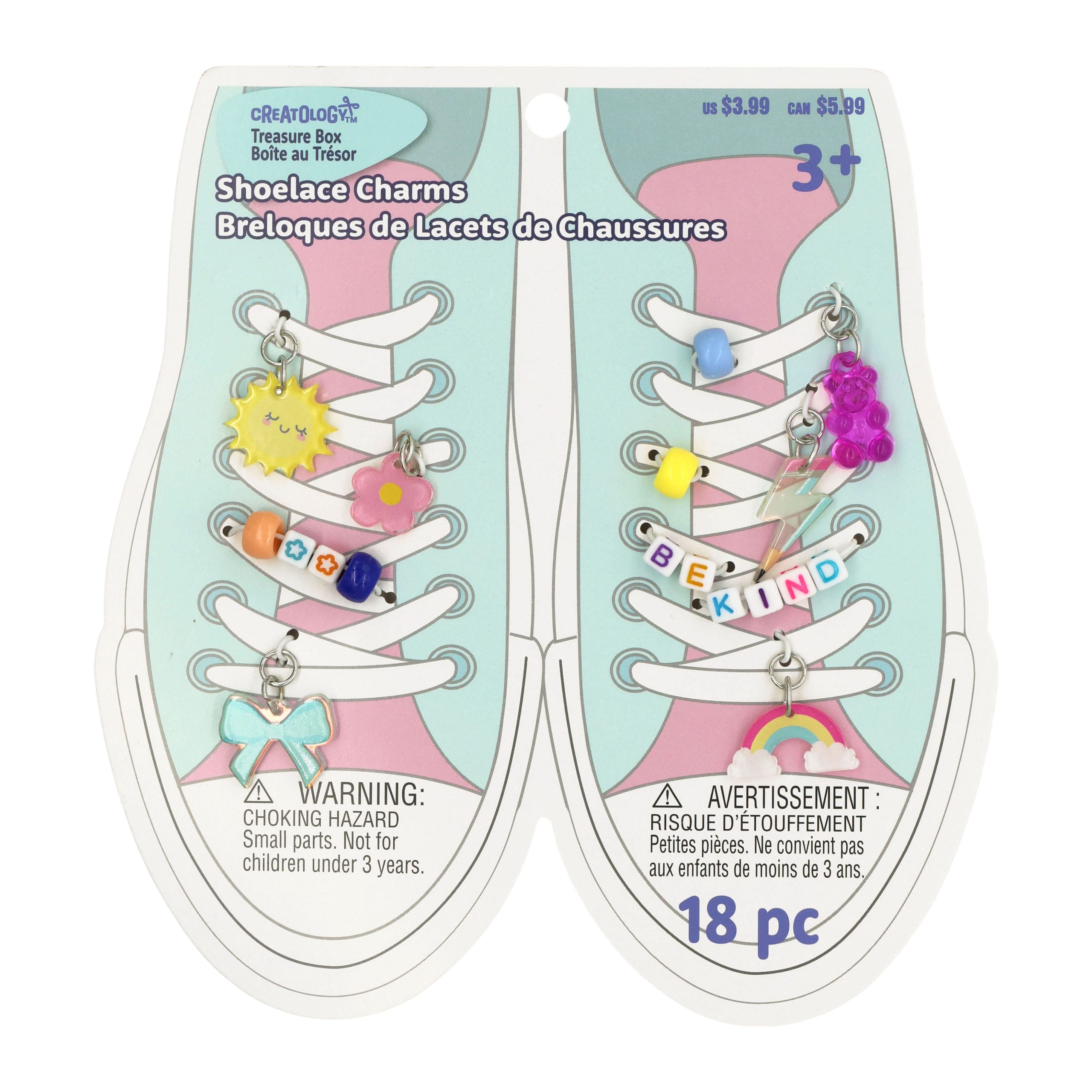 Treasure Box Shimmer Shoelace Charms by Creatology™ - Image 2