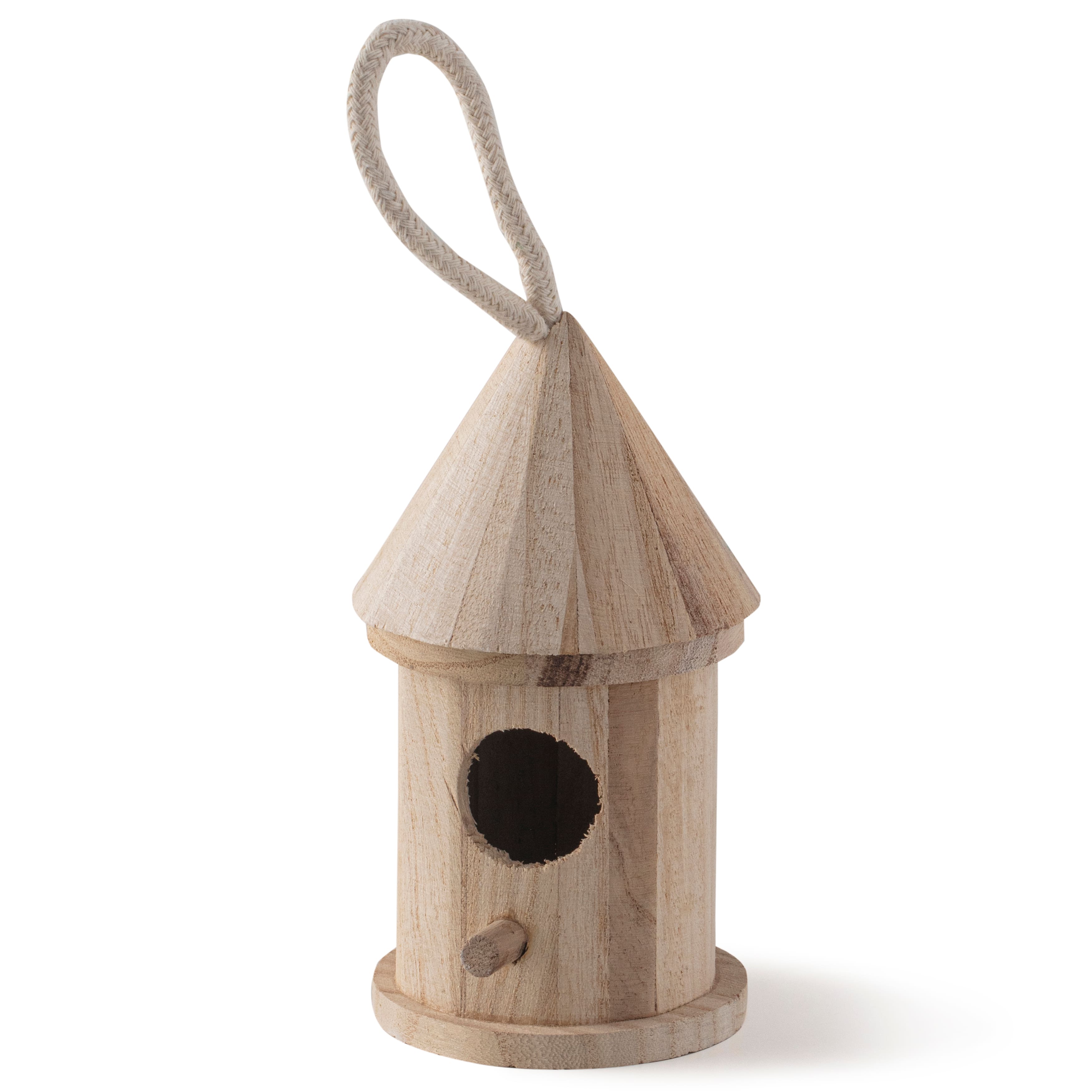 5" Wooden Hut Birdhouse by Make Market®